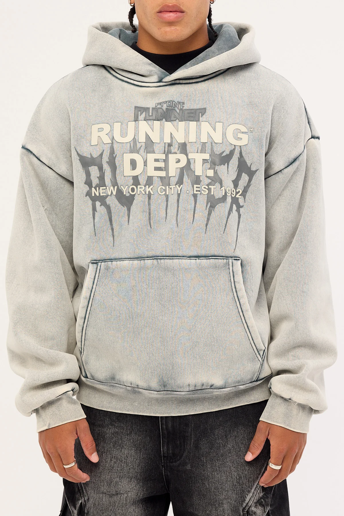 Front Runner Tribal Dept Hoodie Concrete - Image 6