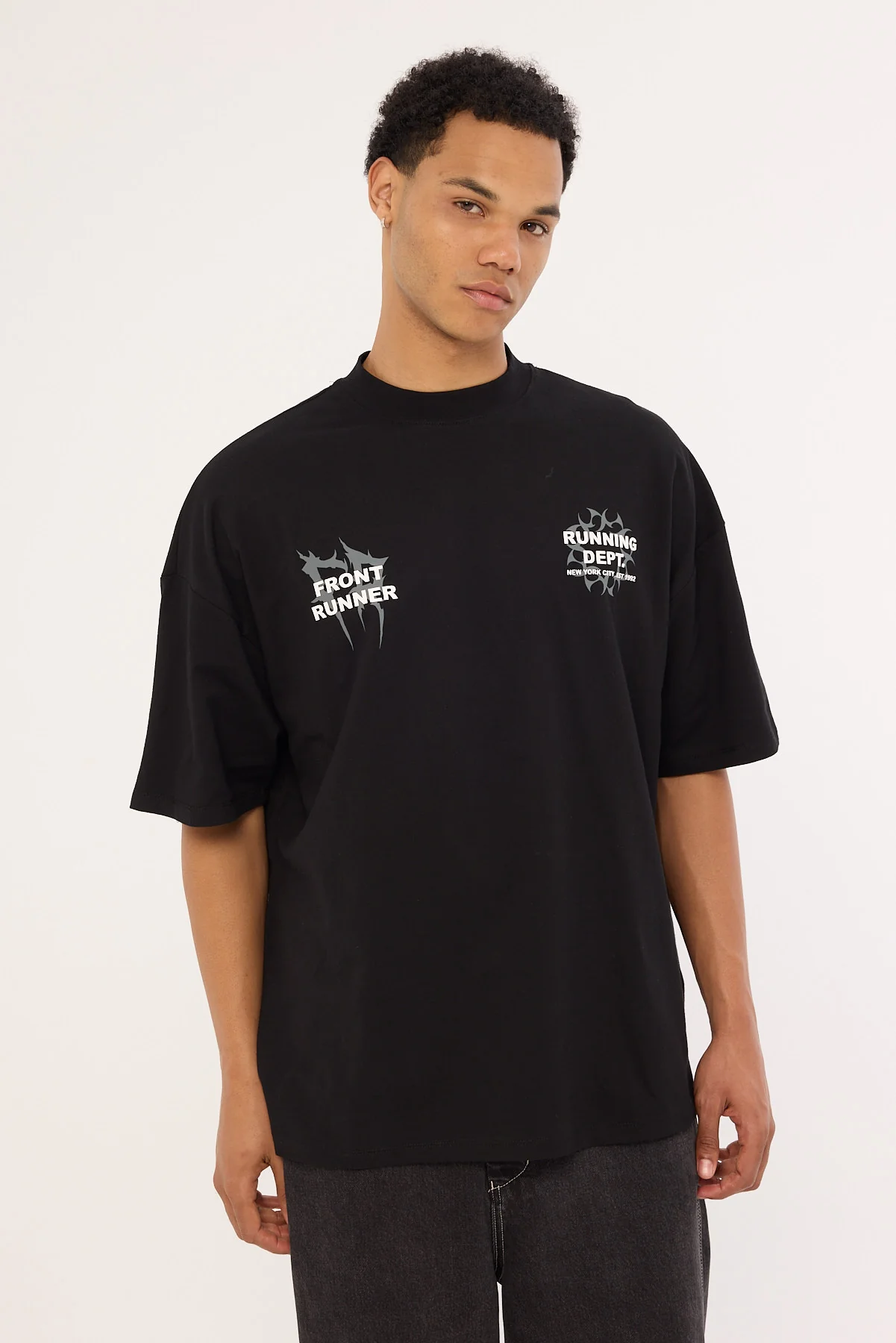 Front Runner Tribal Dept Tee Graphite - Image 2