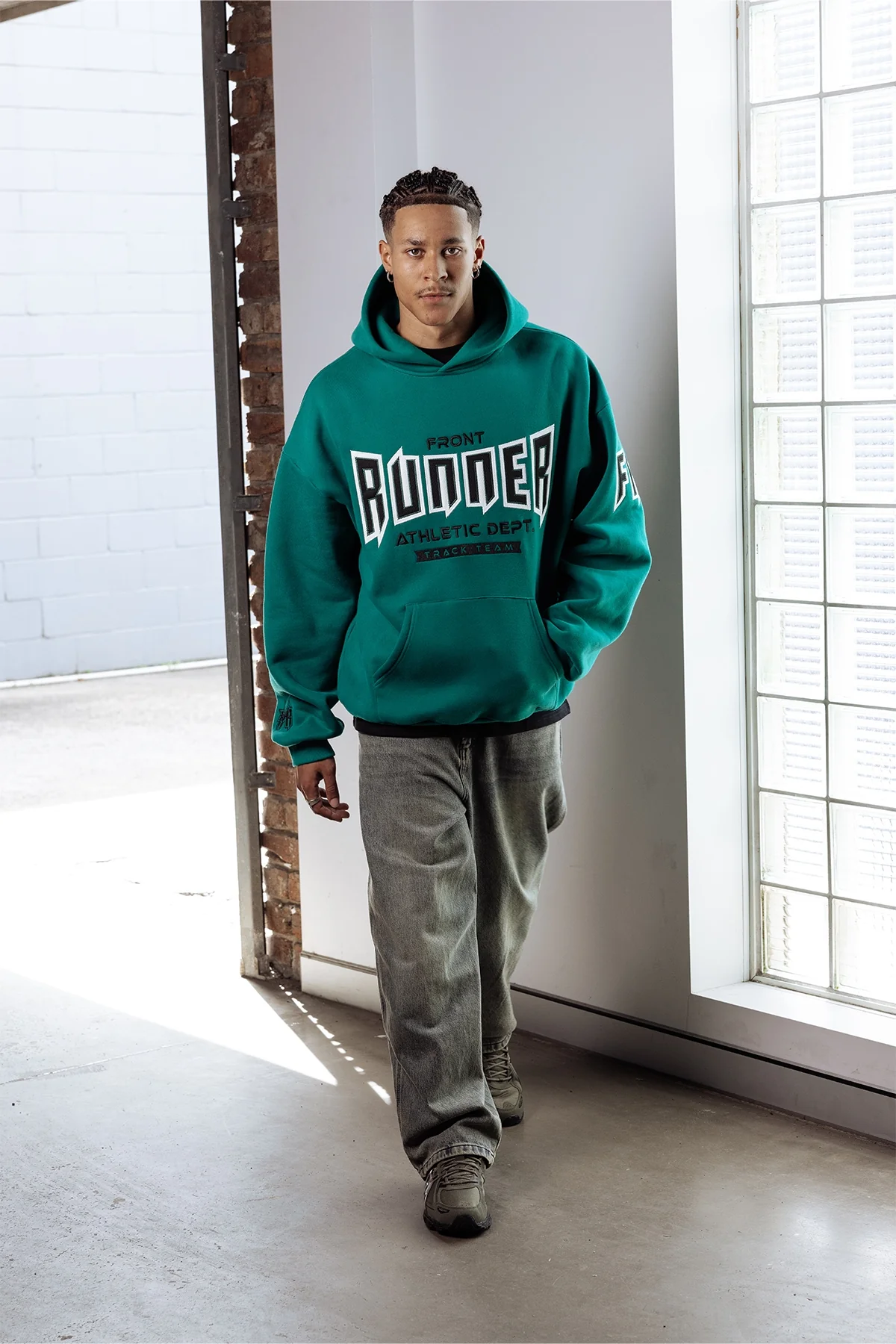 Front Runner Viper Dept Hoodie Green - Image 3