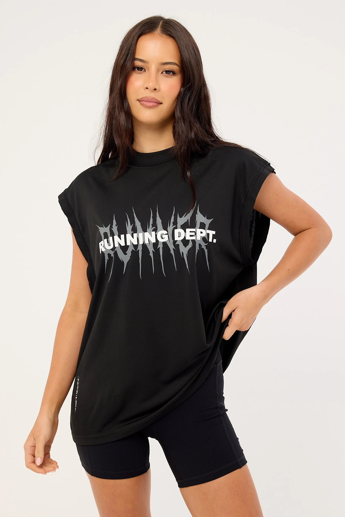 Front Runner Tribal Running Dept Tank Black - Image 3