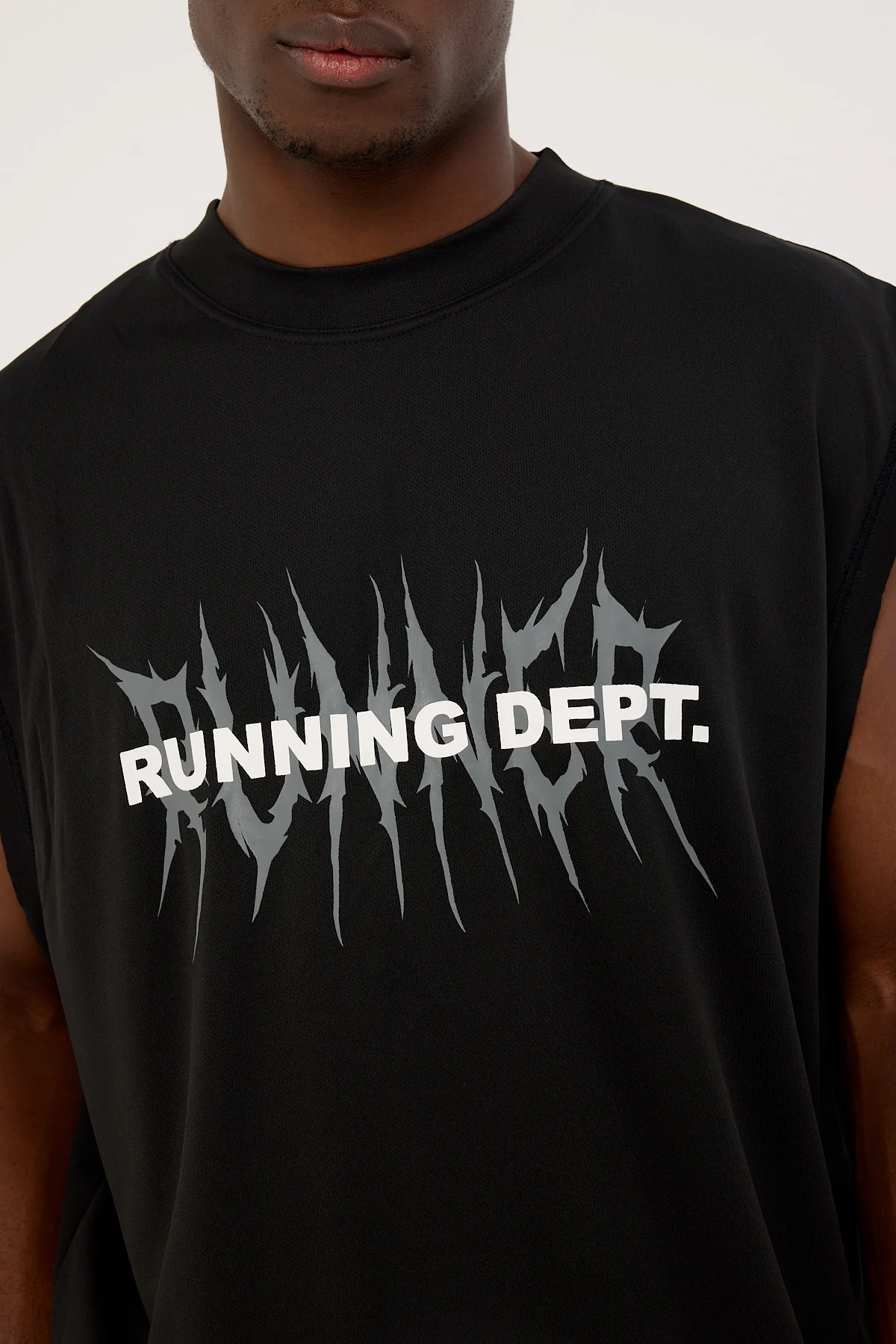 Front Runner Tribal Running Dept Tank Black - Image 4
