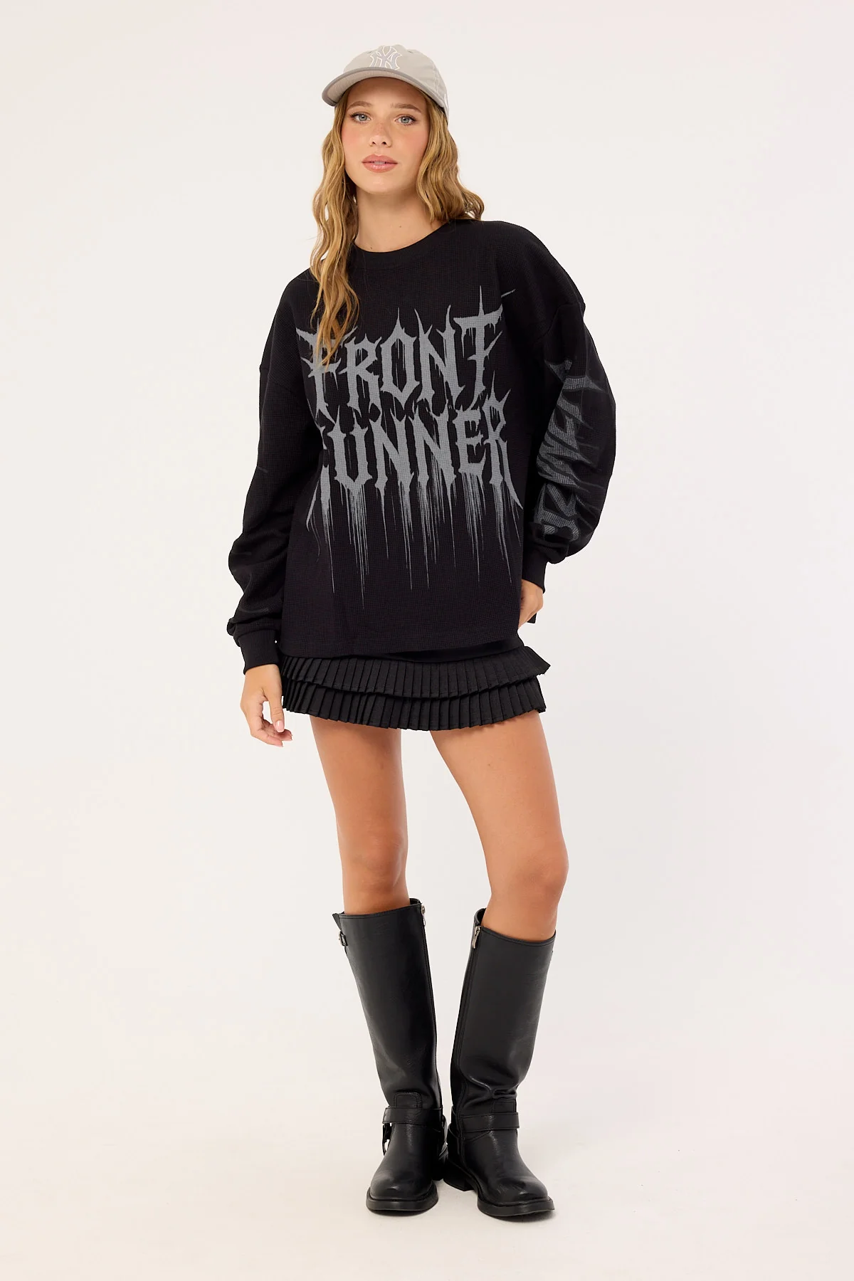 Front Runner Waffle Knit Black - Image 4