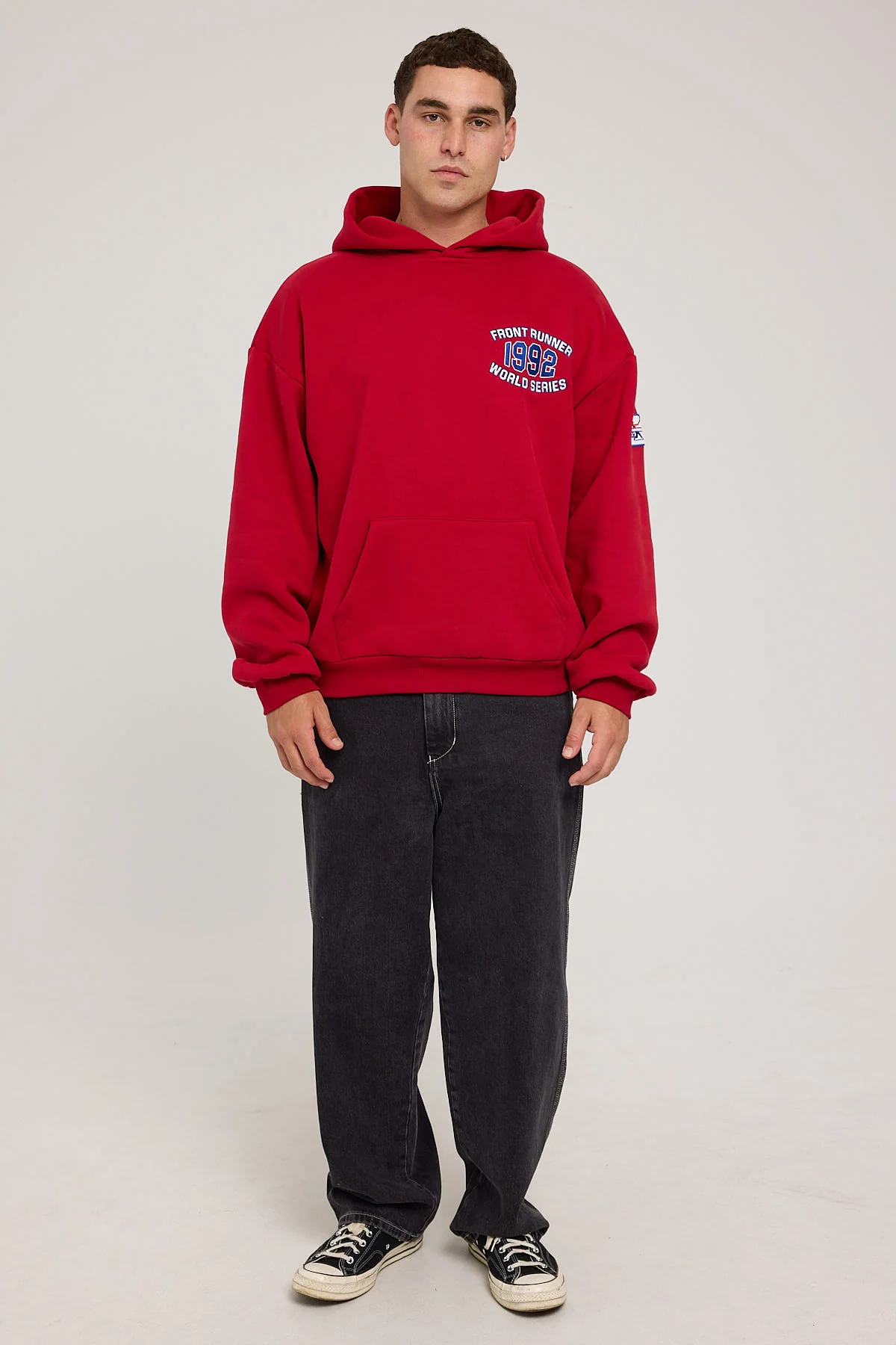 Front Runner World Series Hoodie Burgundy - Image 4