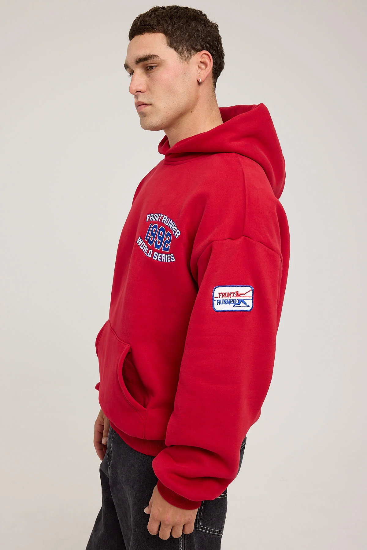 Front Runner World Series Hoodie Burgundy - Image 5