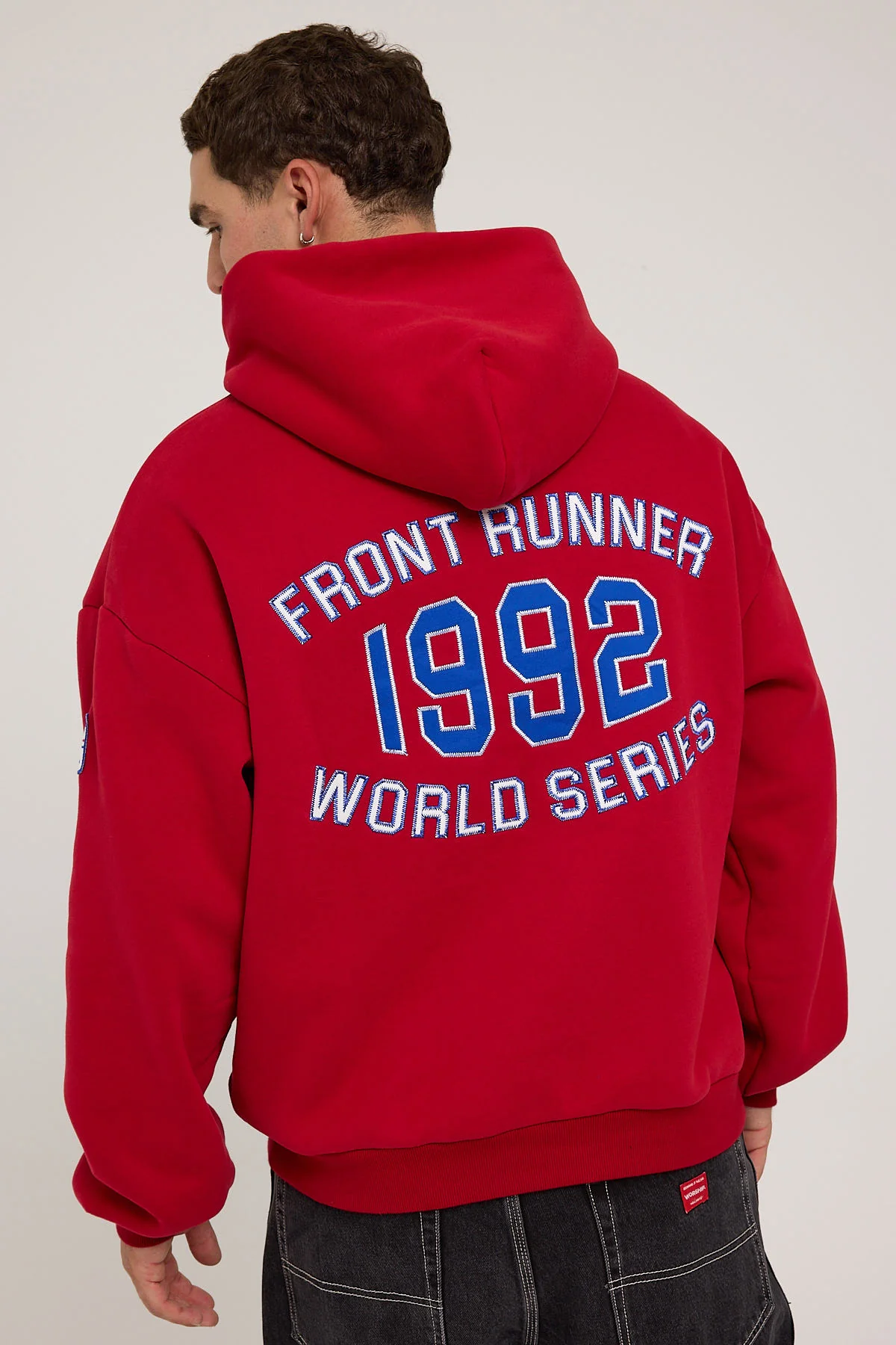 Front Runner World Series Hoodie Burgundy - Image 6
