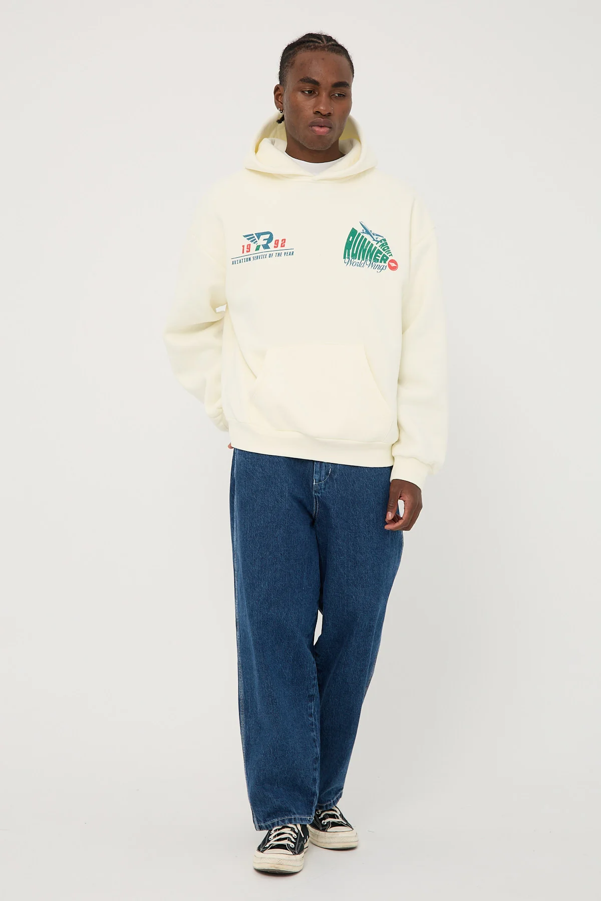 Front Runner World Wings Hoodie Vanilla - Image 4