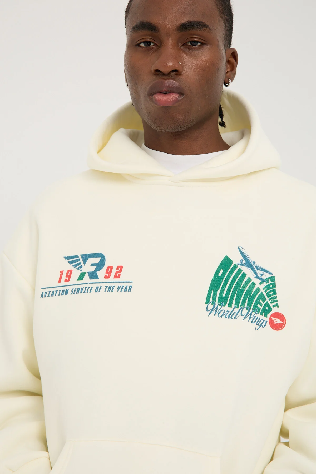 Front Runner World Wings Hoodie Vanilla - Image 6