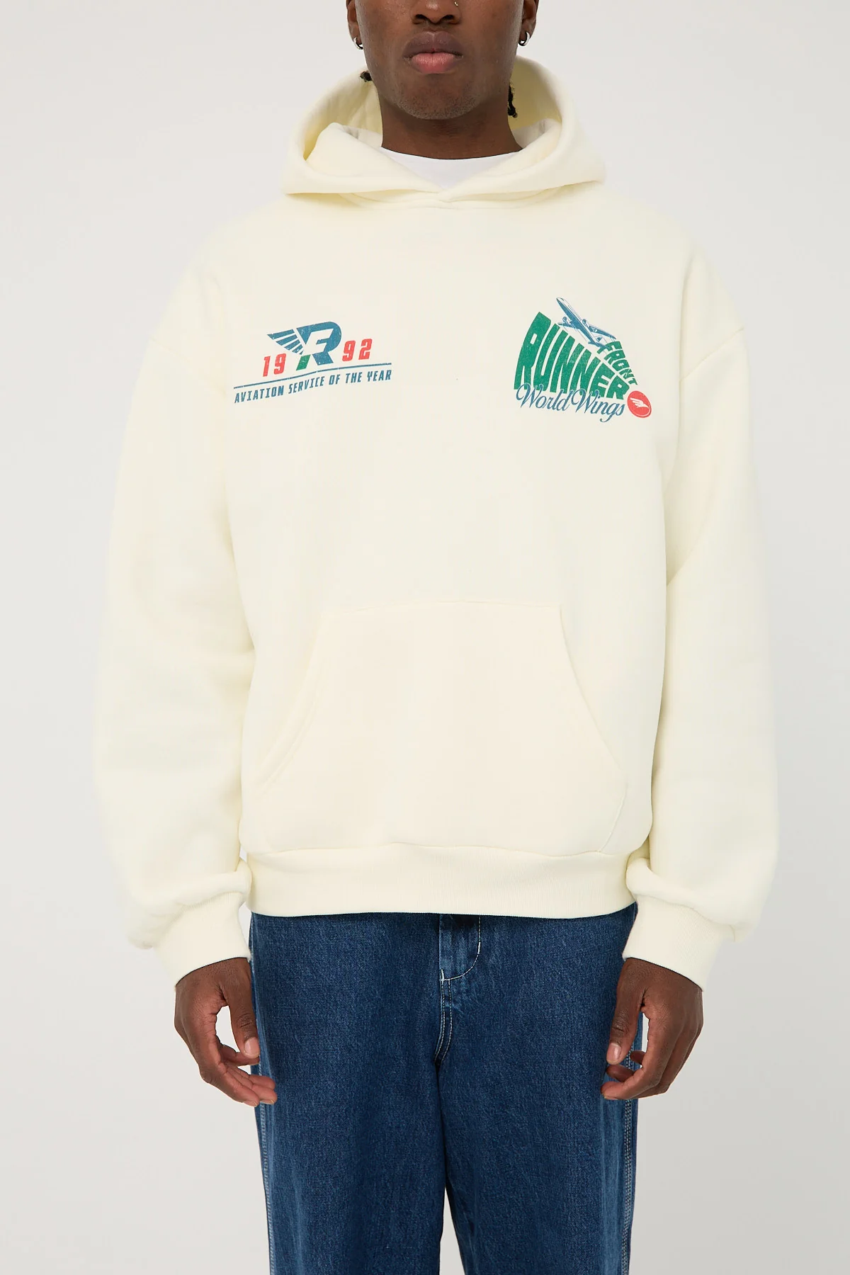 Front Runner World Wings Hoodie Vanilla - Image 8