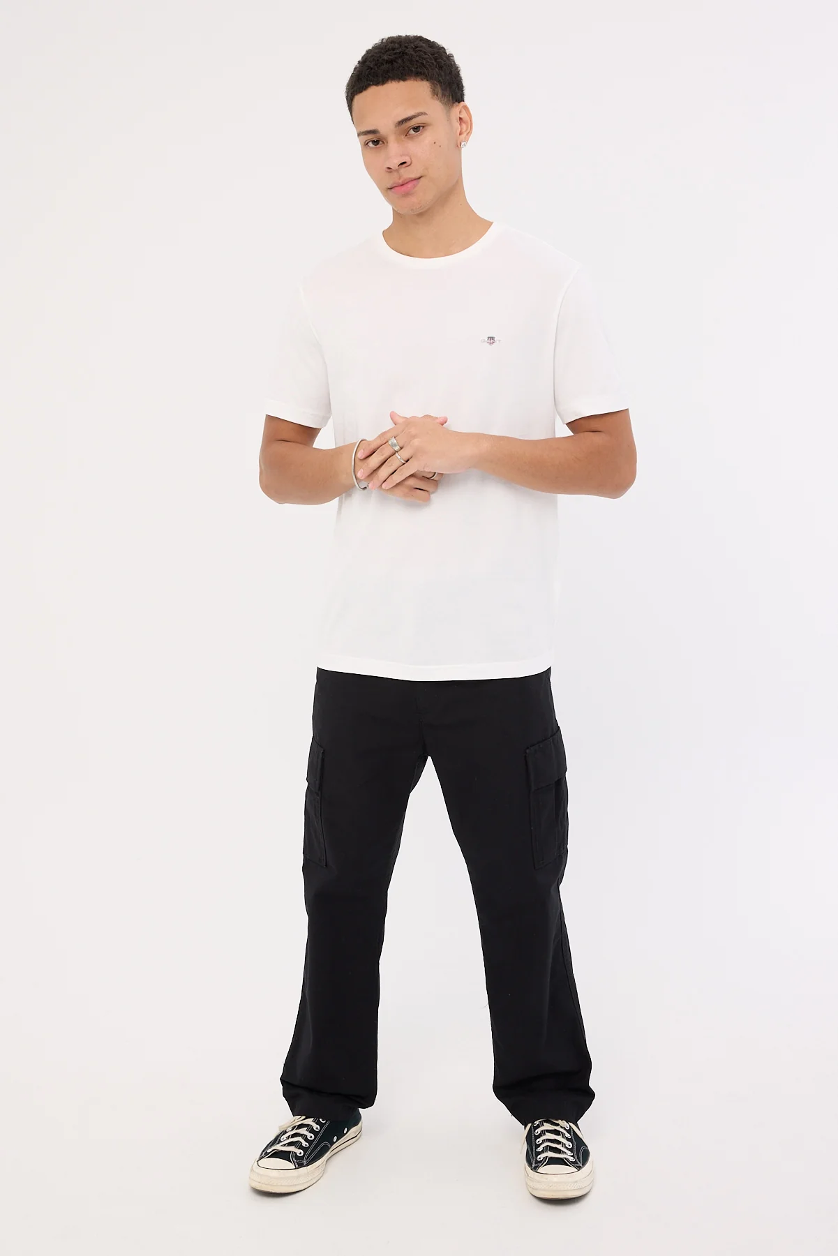 Gant Shield Tee White - Image 2