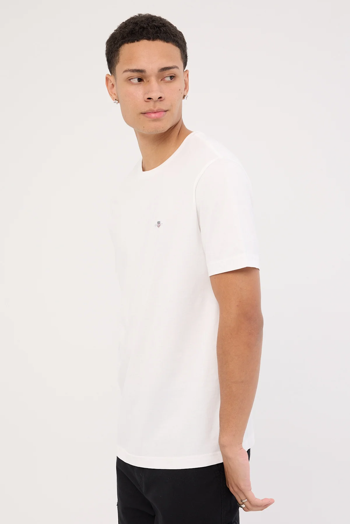 Gant Shield Tee White - Image 3