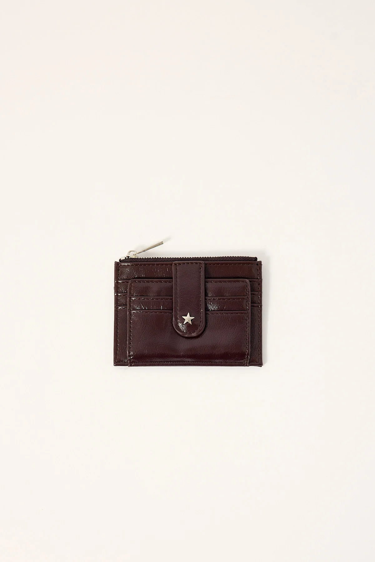 Georgia Mae THE DAISY CARD WALLET ESPRESSO