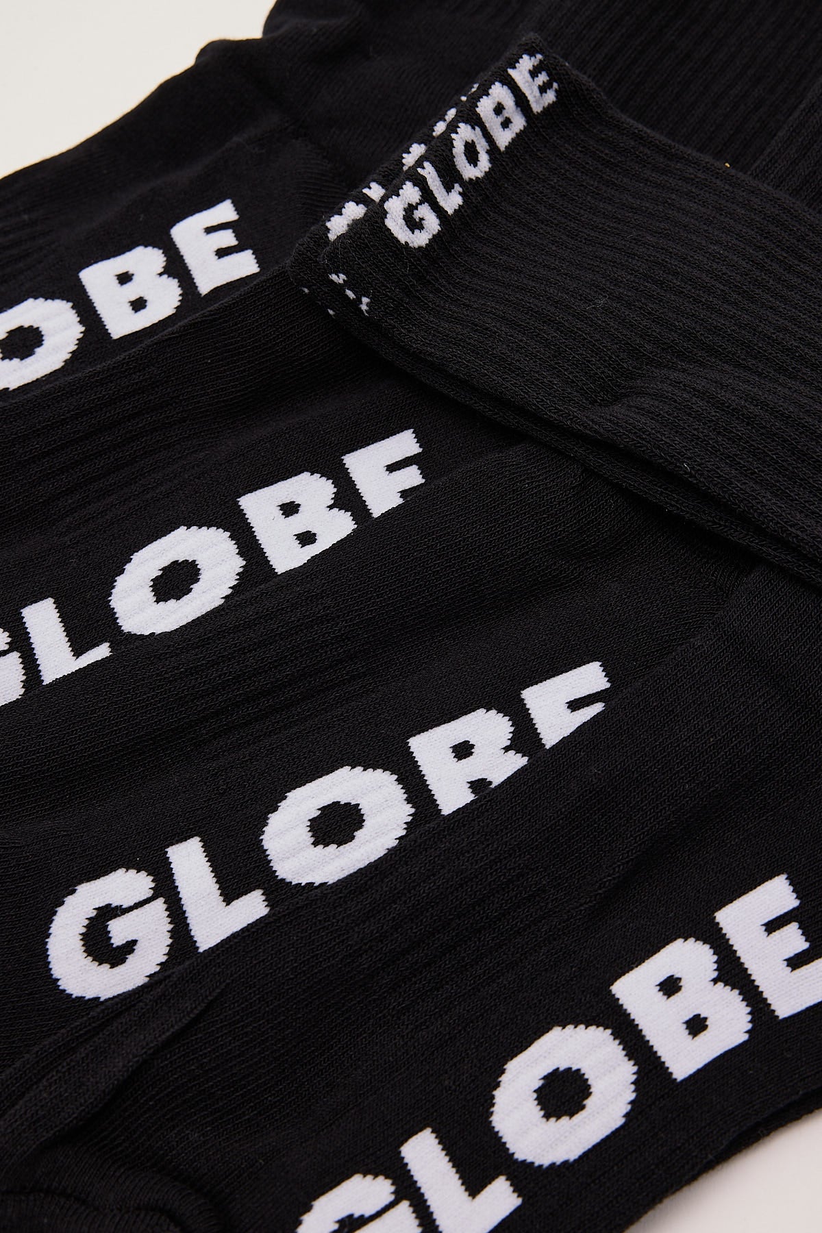 Globe Blackout Crew Sock 5pk Black - Image 2