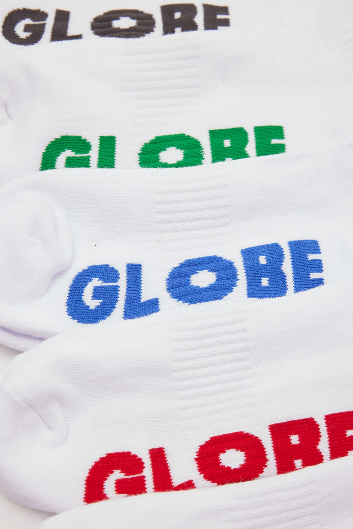 Globe Stealth Crew 5pk Socks White - Image 2