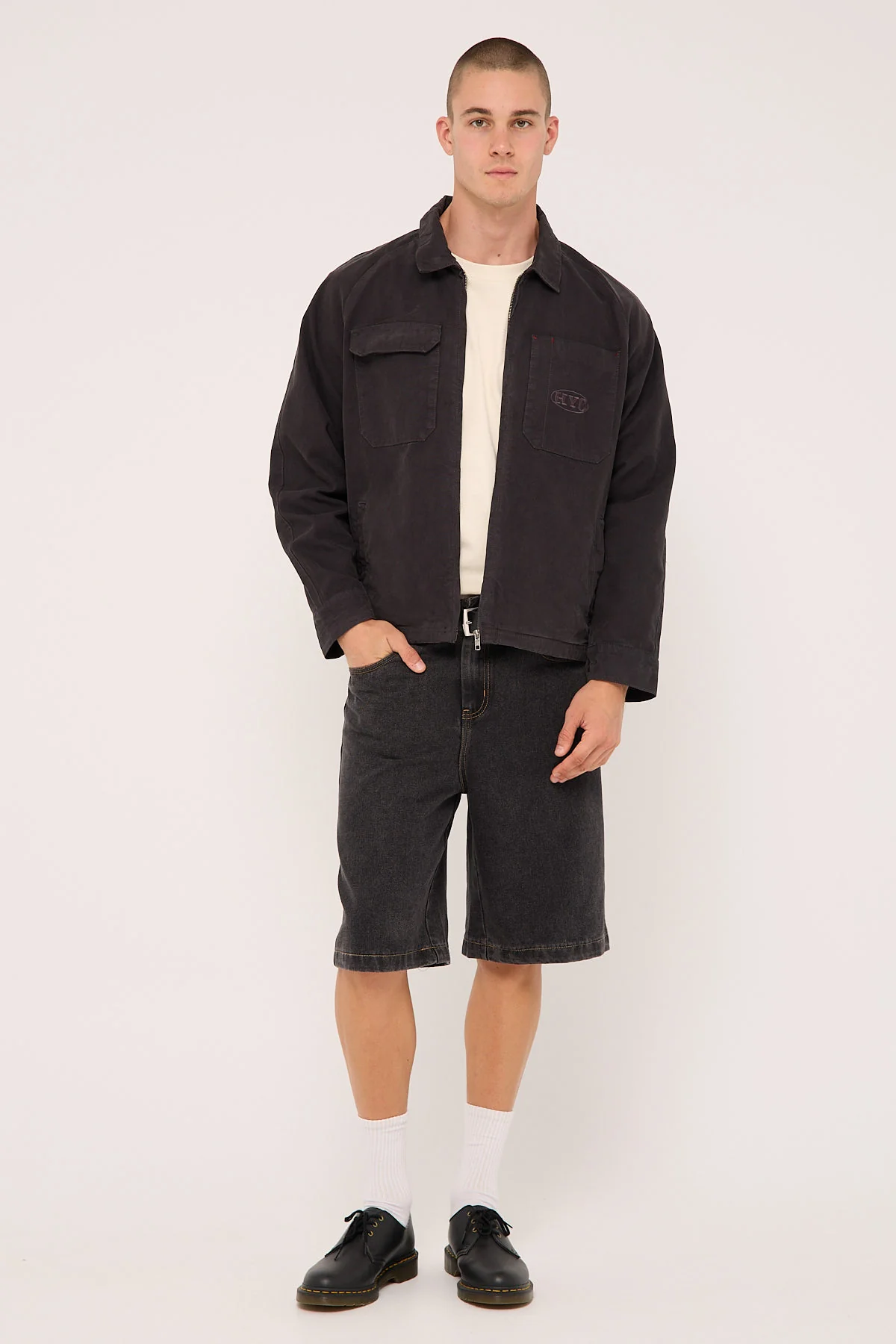 Hard Yakka Create Built Tough Service Jacket Dark Charcoal - Image 2