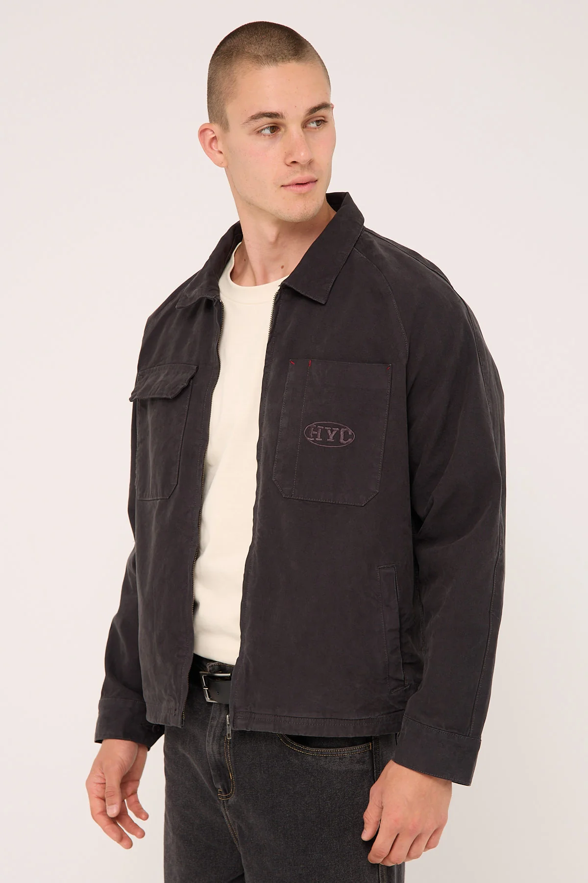 Hard Yakka Create Built Tough Service Jacket Dark Charcoal - Image 3