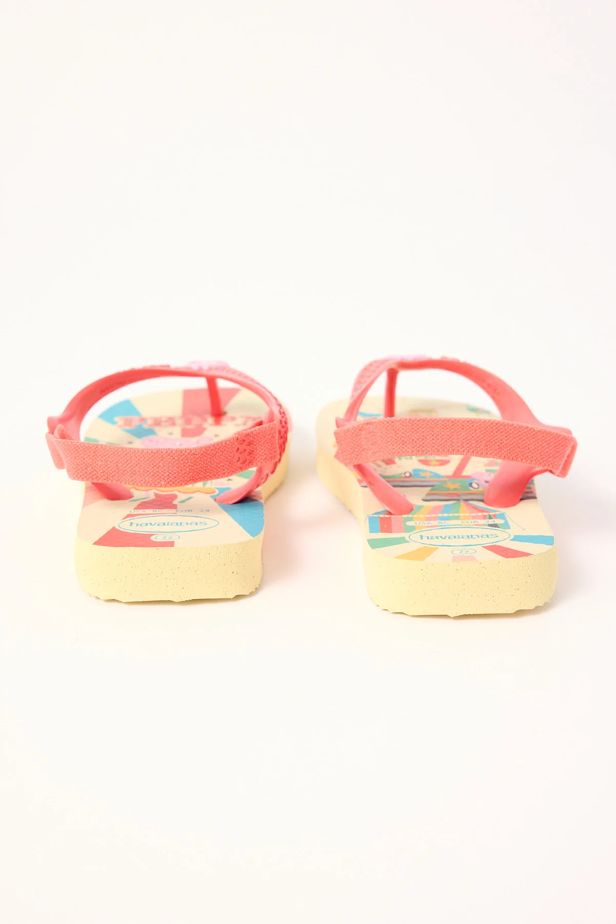 Havaianas Baby Peppa Pig Circus Buttercream Coral - Image 3