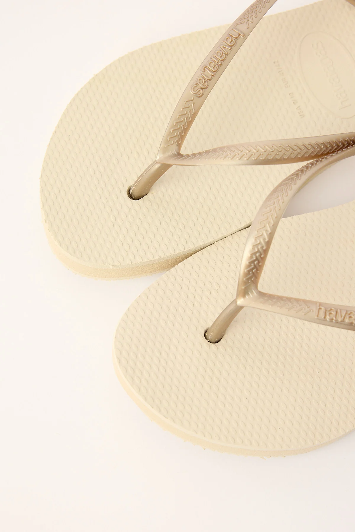 Havaianas Slim Flatform Thong Beige - Image 3