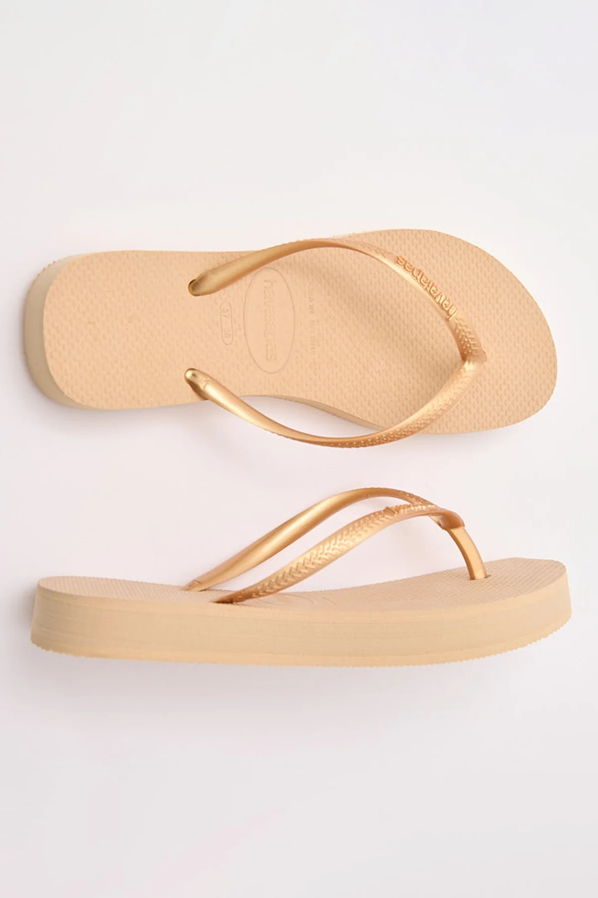 Havaianas Slim Flatform Thong Golden - Image 5