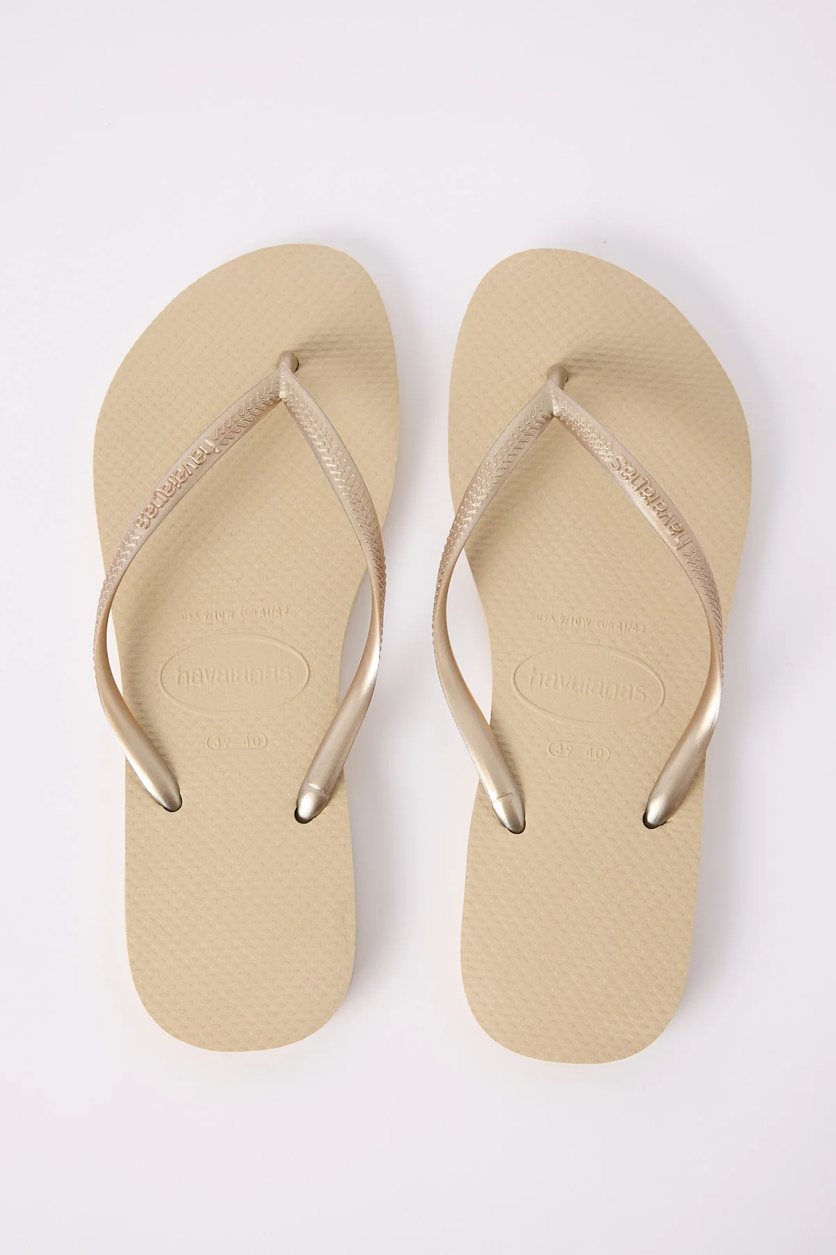 Havaianas Slim Metallic Thong Sand Grey - Image 3