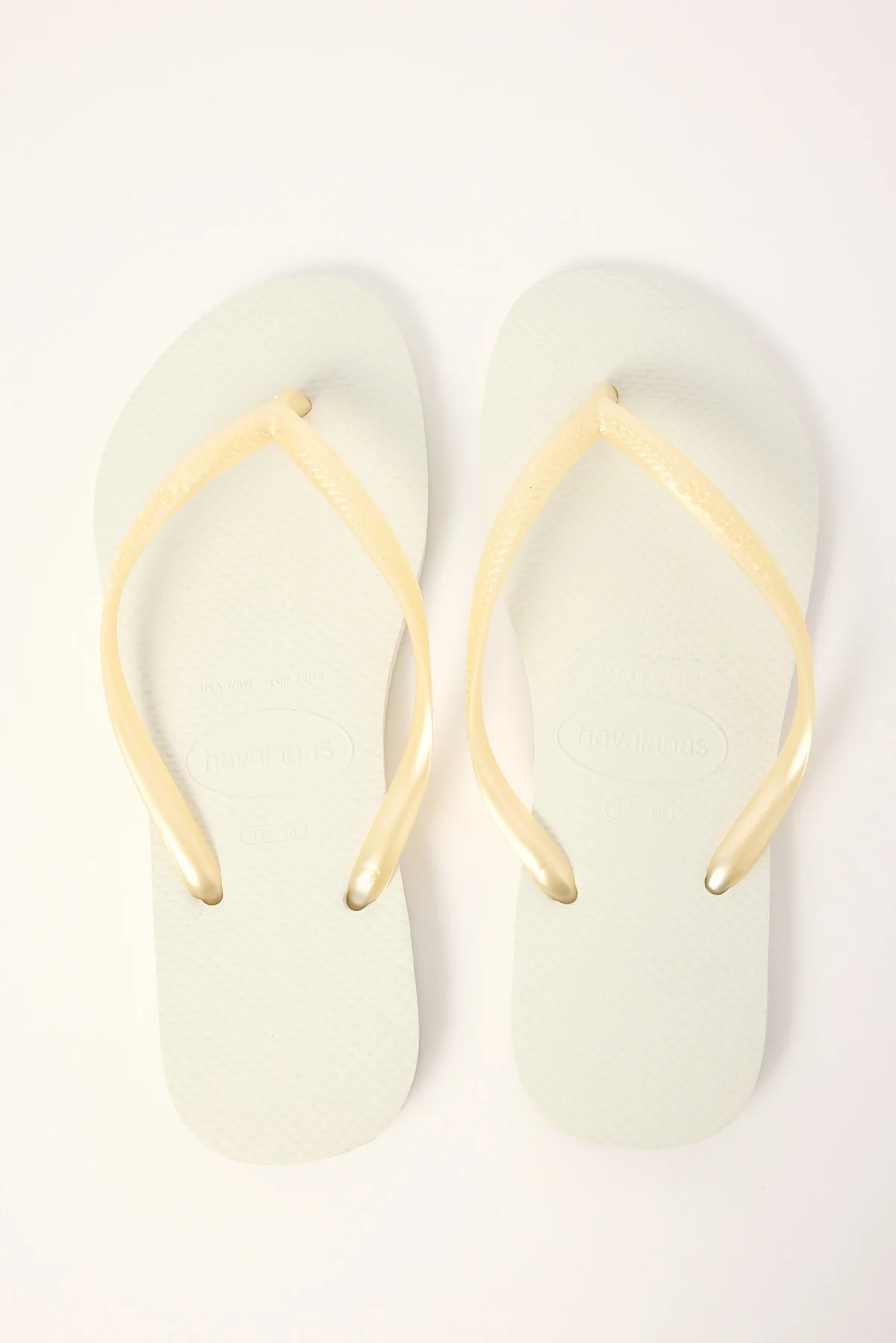 Havaianas Slim Metallic Thong White - Image 3