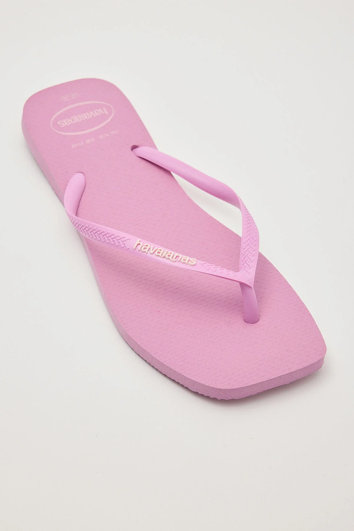 Havaianas Slim Square Logo Pop Up Thong Fresh Lavender - Image 2