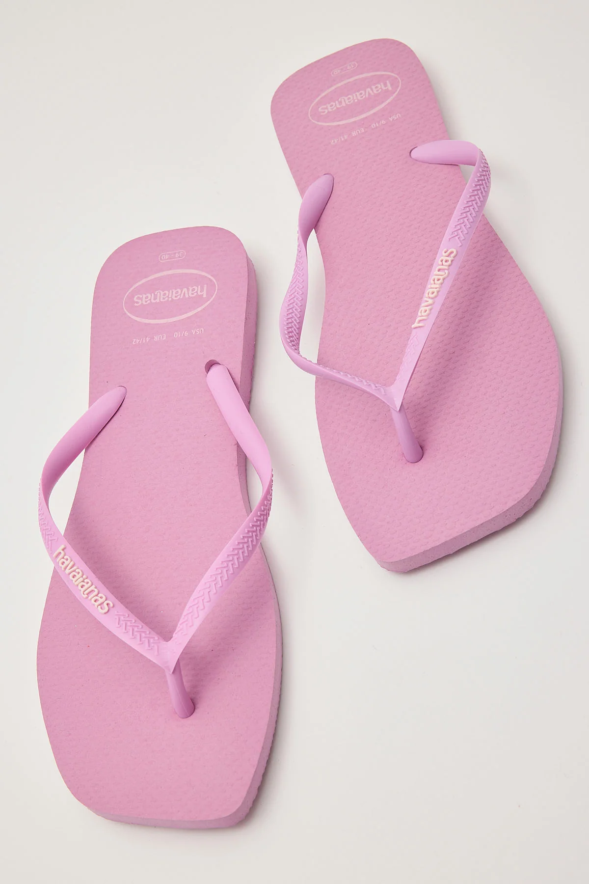 Havaianas Slim Square Logo Pop Up Thong Fresh Lavender - Image 3