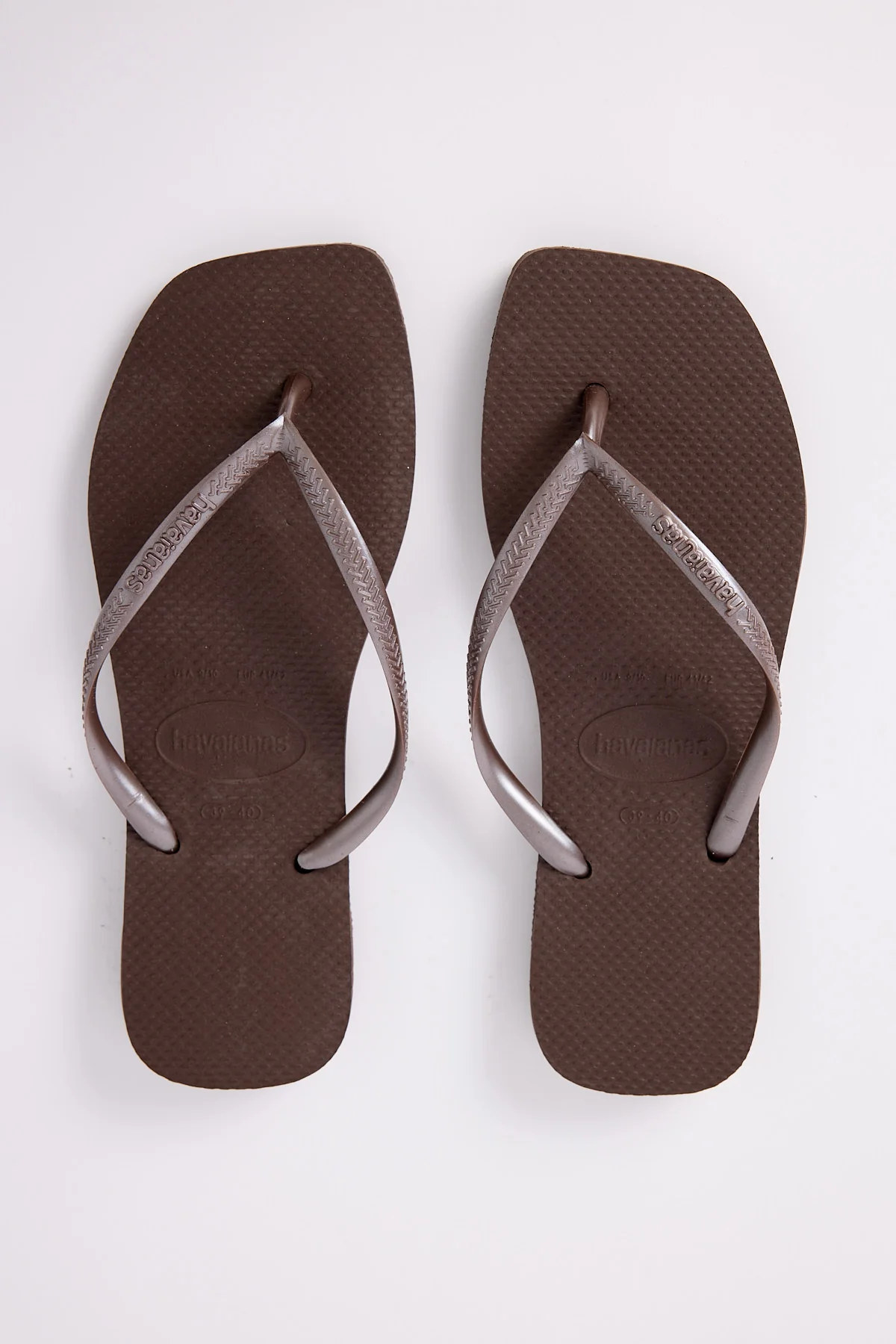 Havaianas Slim Square Thong Dark Brown - Image 4