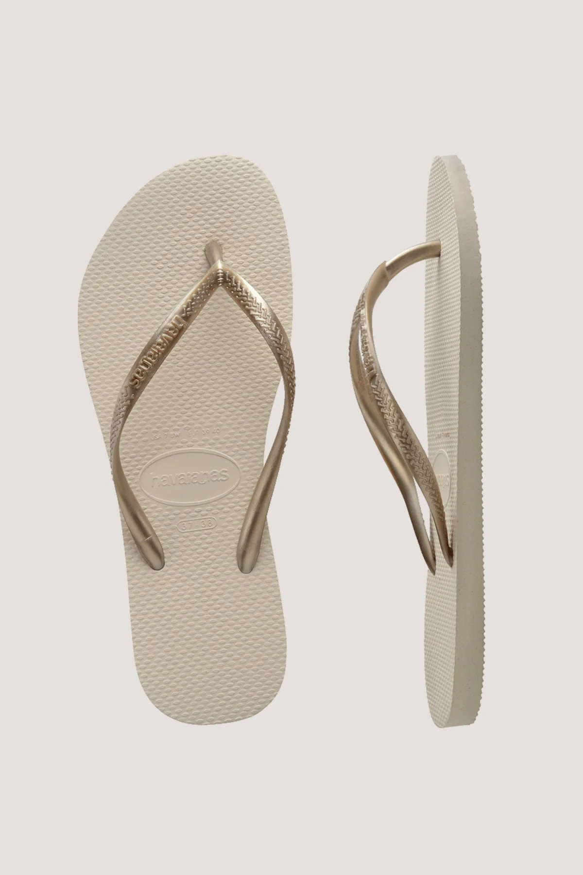 Havaianas Slim Metallic Beige - Image 2