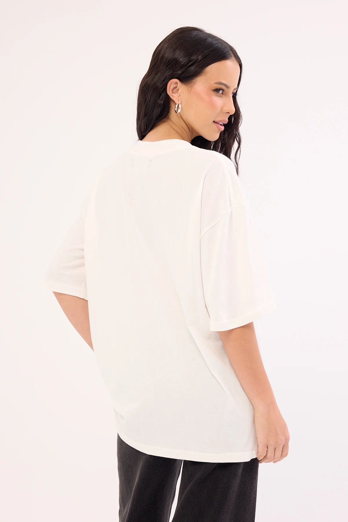 Jgr & Stn Flower Studio Oversized T-Shirt White - Image 4