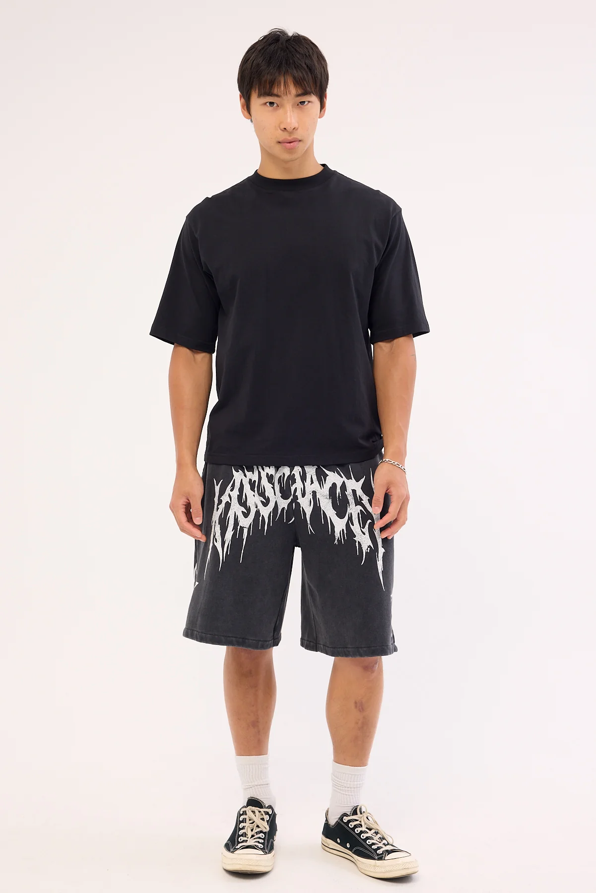 Kiss Chacey Cagey Loopbk Basketball Short Mineral Black