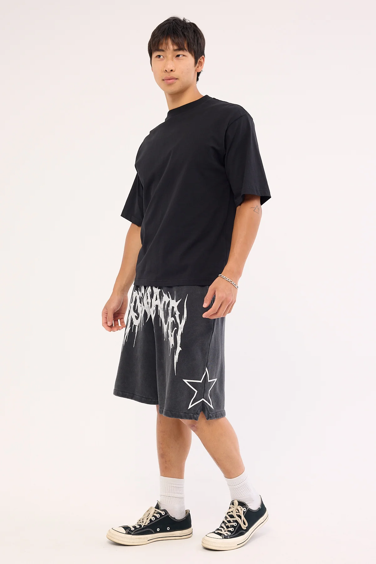 Kiss Chacey Cagey Loopbk Basketball Short Mineral Black - Image 3