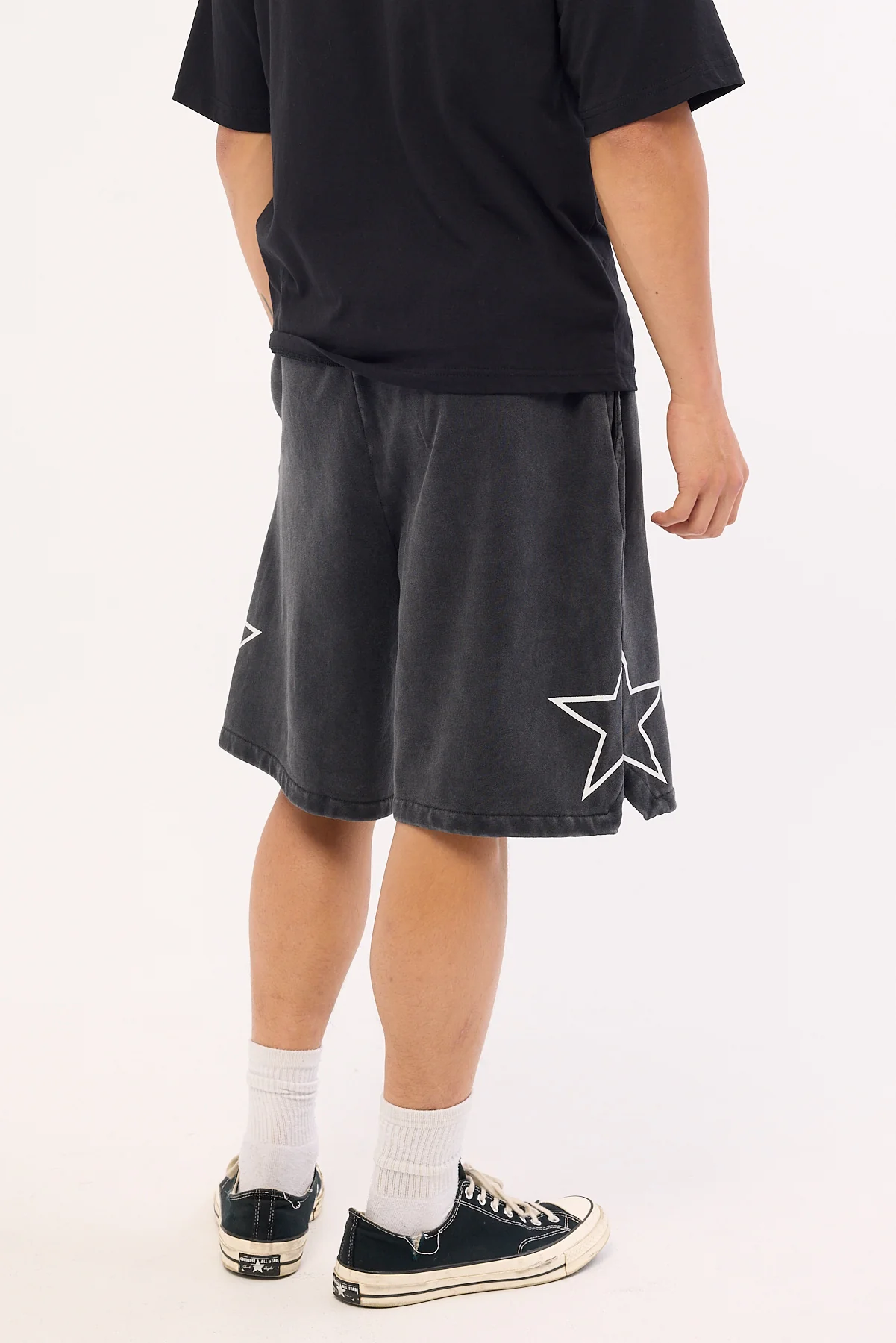 Kiss Chacey Cagey Loopbk Basketball Short Mineral Black - Image 5