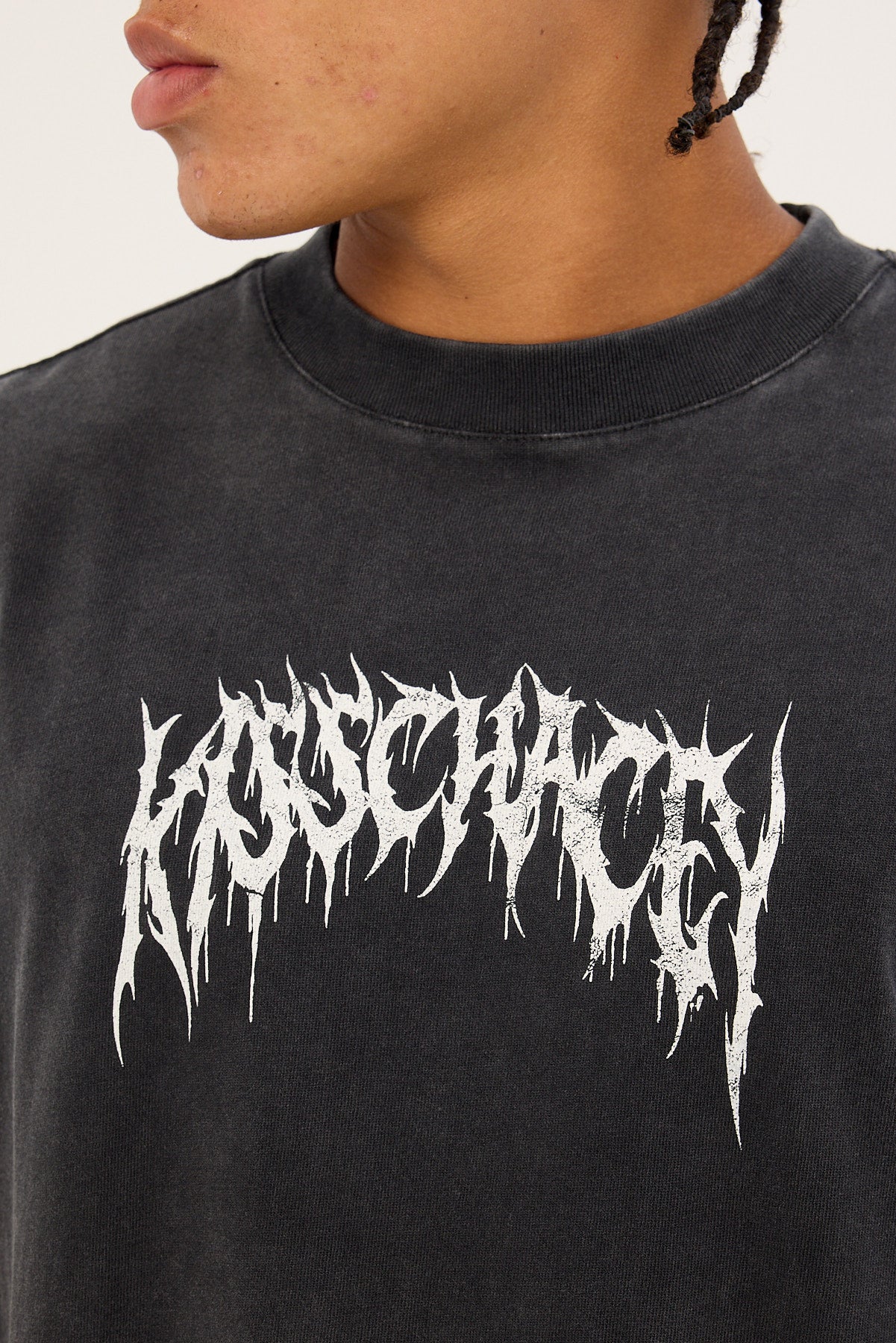 Kiss Chacey Cagey Oversized Tee Mineral Black - Image 6