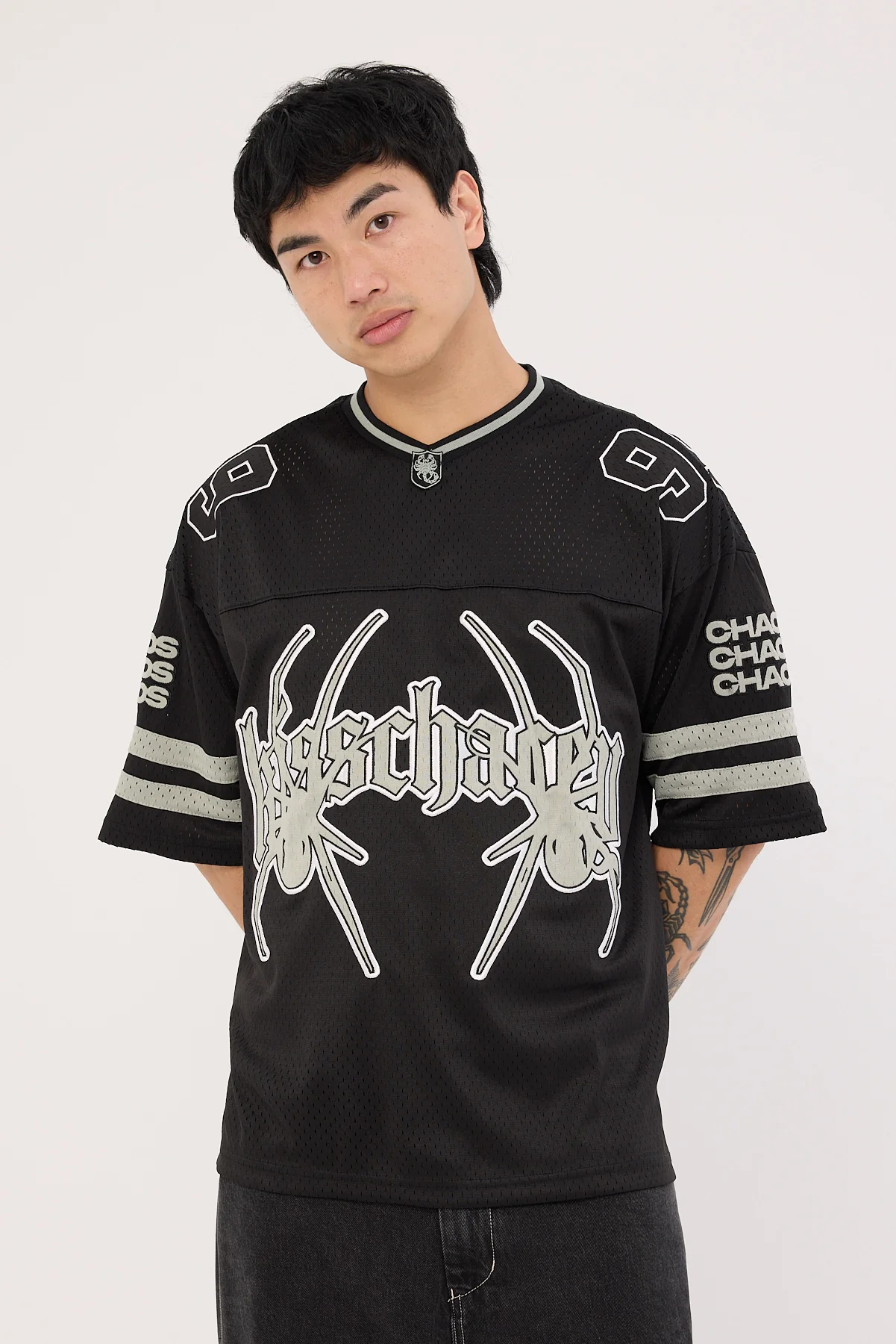 Kiss Chacey Crawl Gridiron Jersey Black