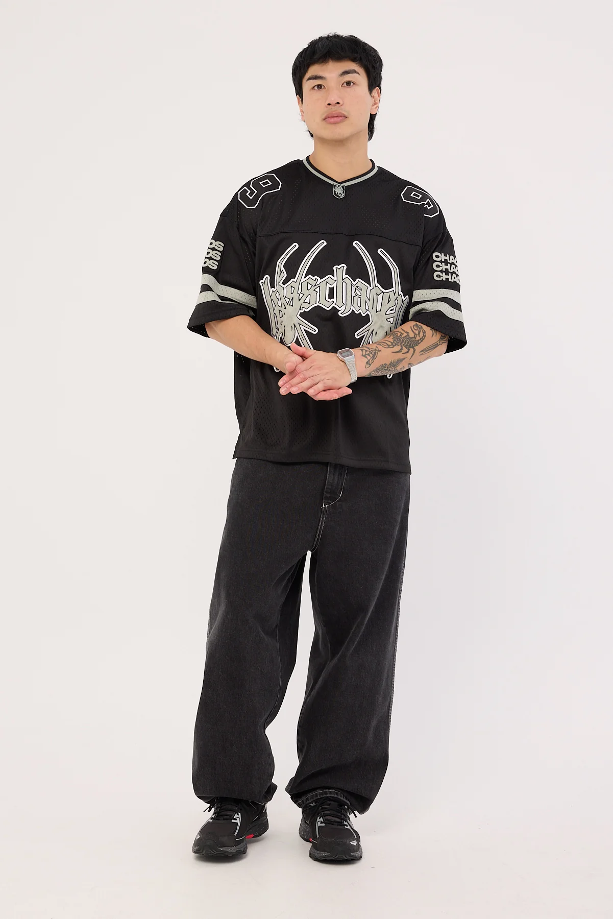 Kiss Chacey Crawl Gridiron Jersey Black - Image 2