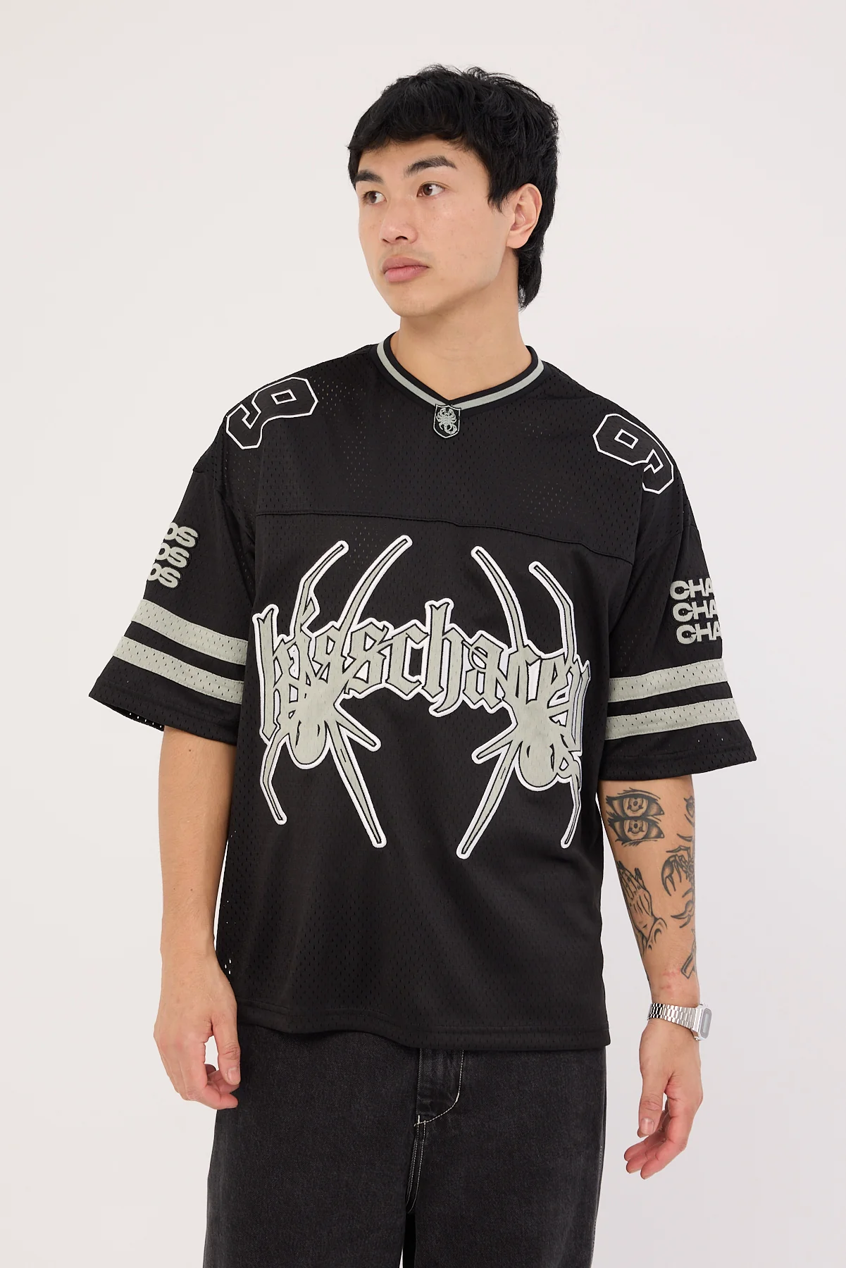 Kiss Chacey Crawl Gridiron Jersey Black - Image 3