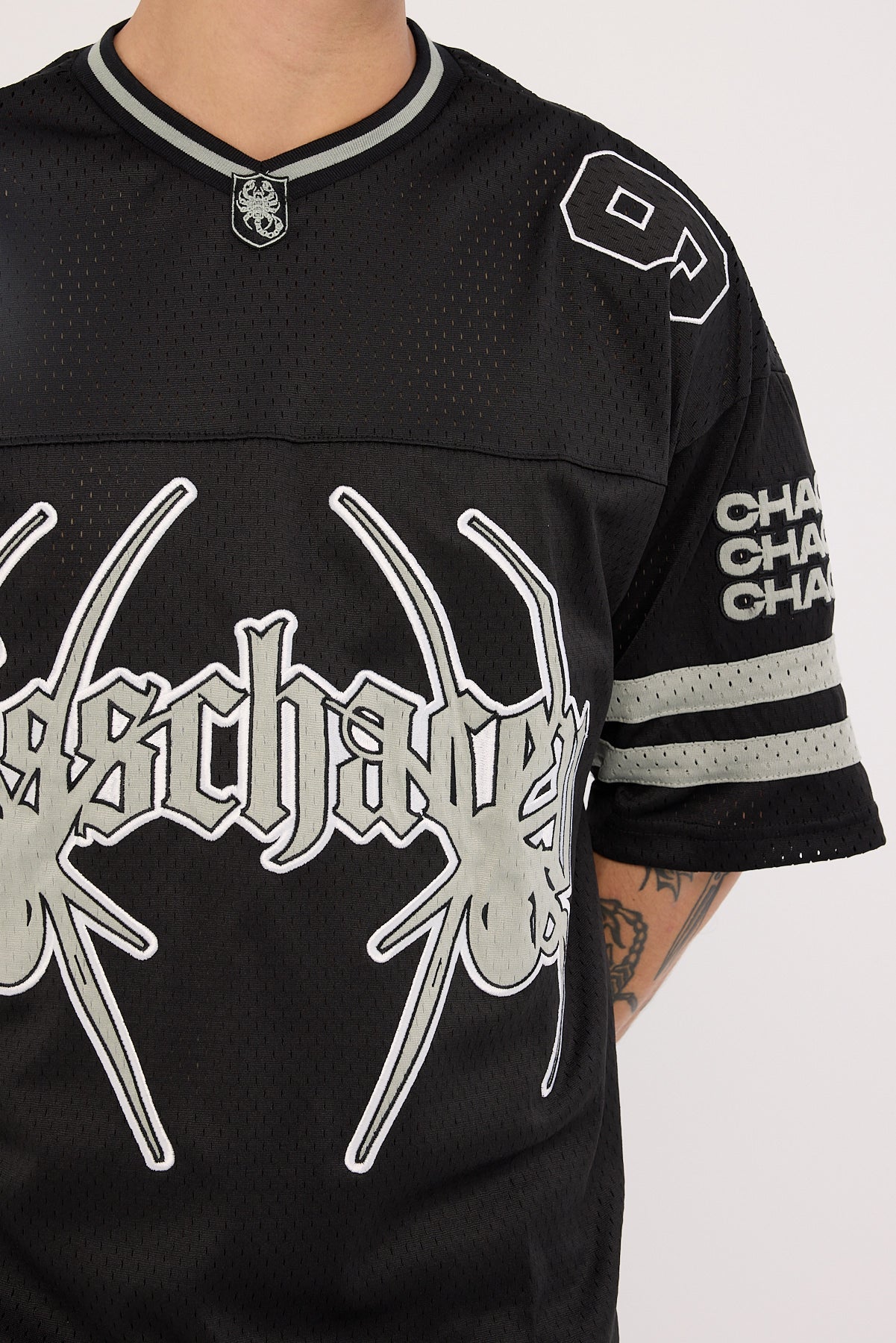 Kiss Chacey Crawl Gridiron Jersey Black - Image 4