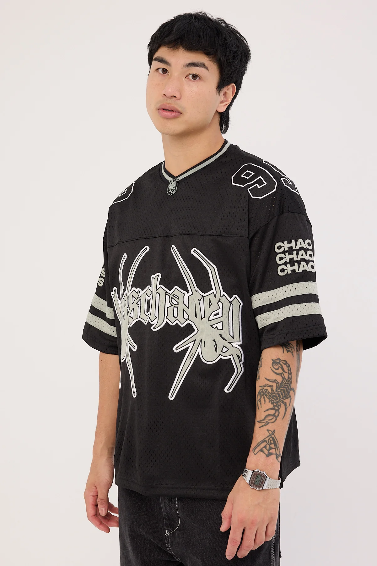 Kiss Chacey Crawl Gridiron Jersey Black - Image 5