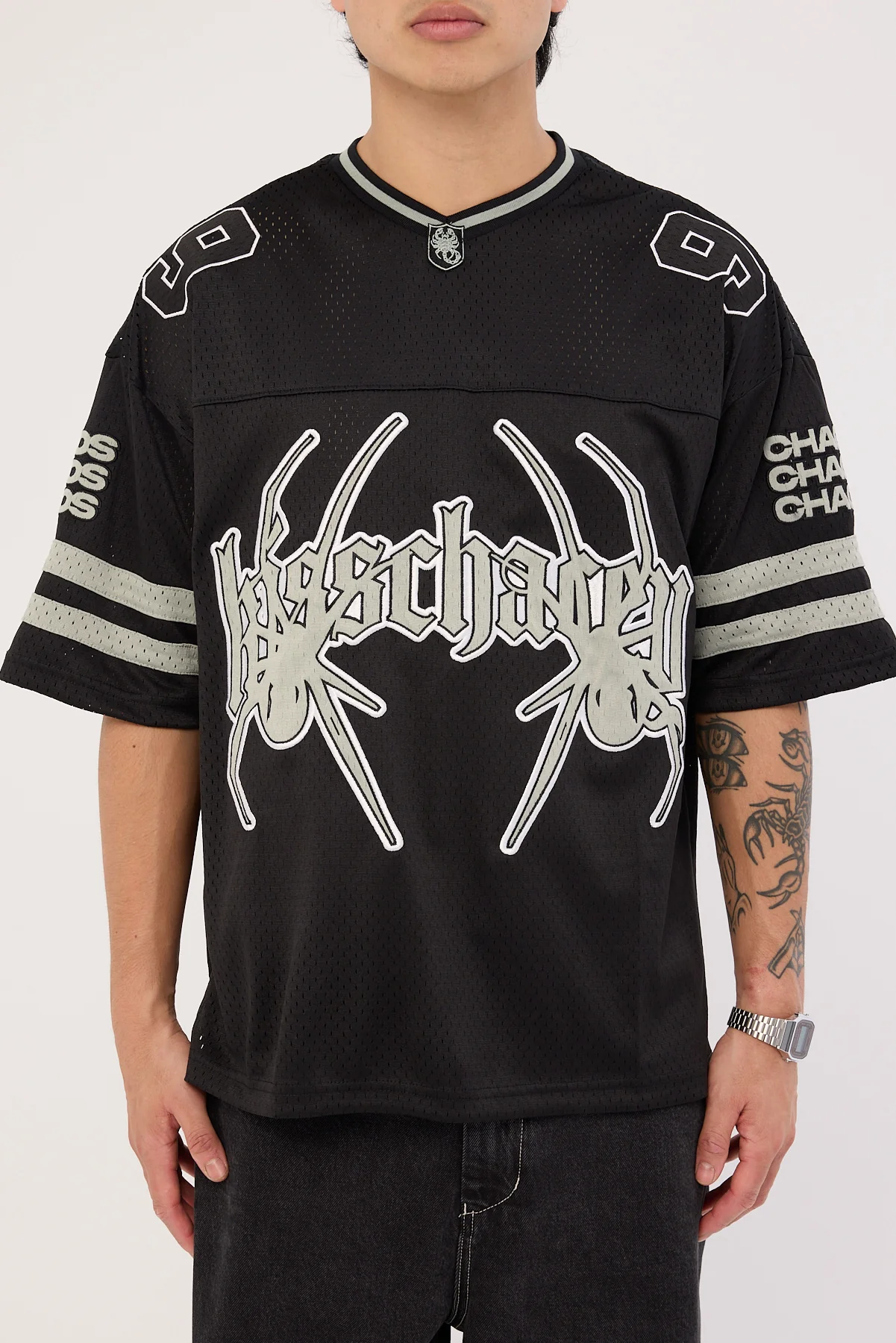 Kiss Chacey Crawl Gridiron Jersey Black - Image 8