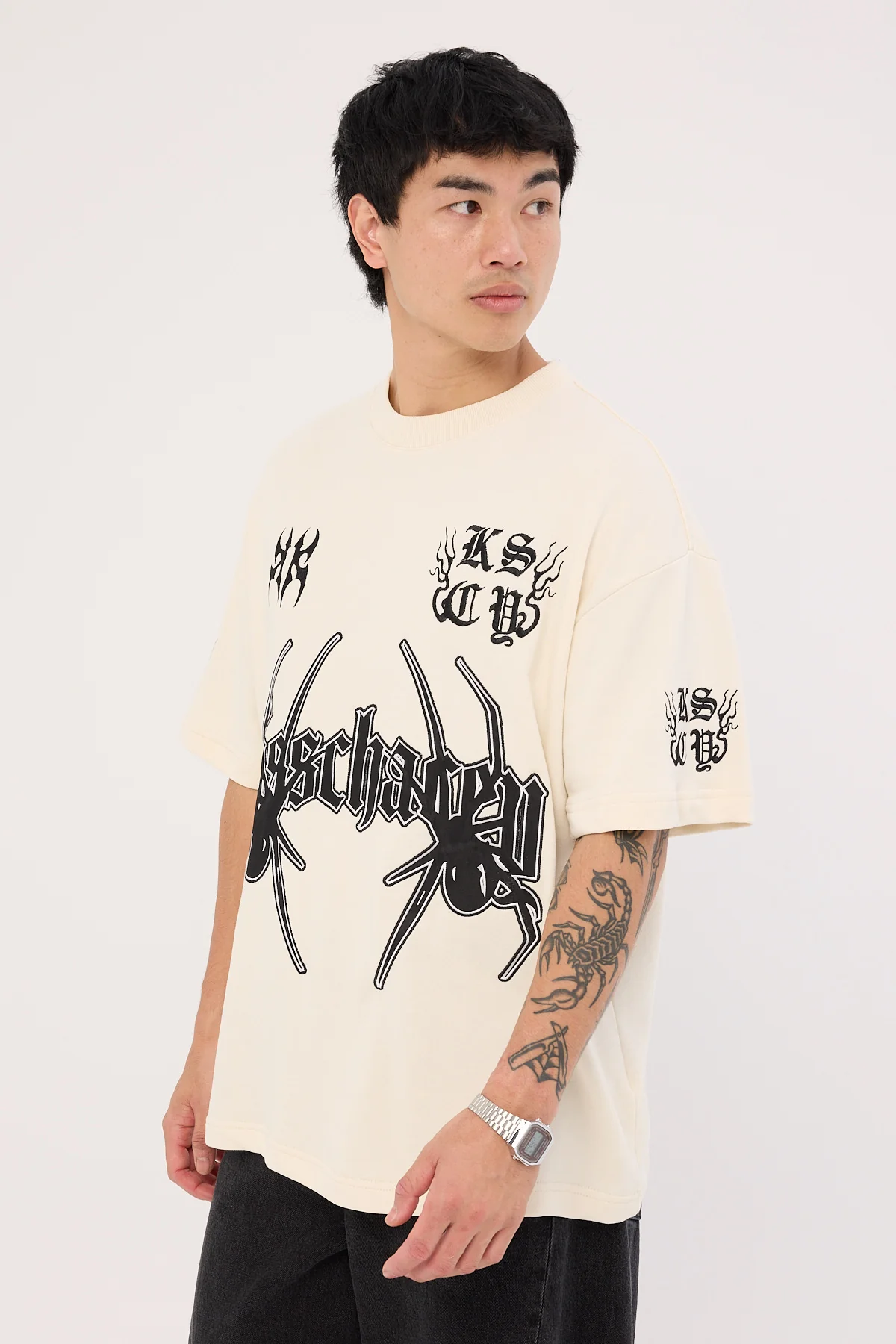 Kiss Chacey Crawl Loopback Street Tee Tofu - Image 4