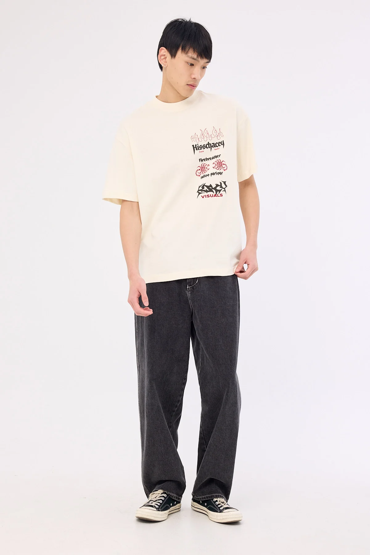 Kiss Chacey Firebreather Street Tee Tofu - Image 3