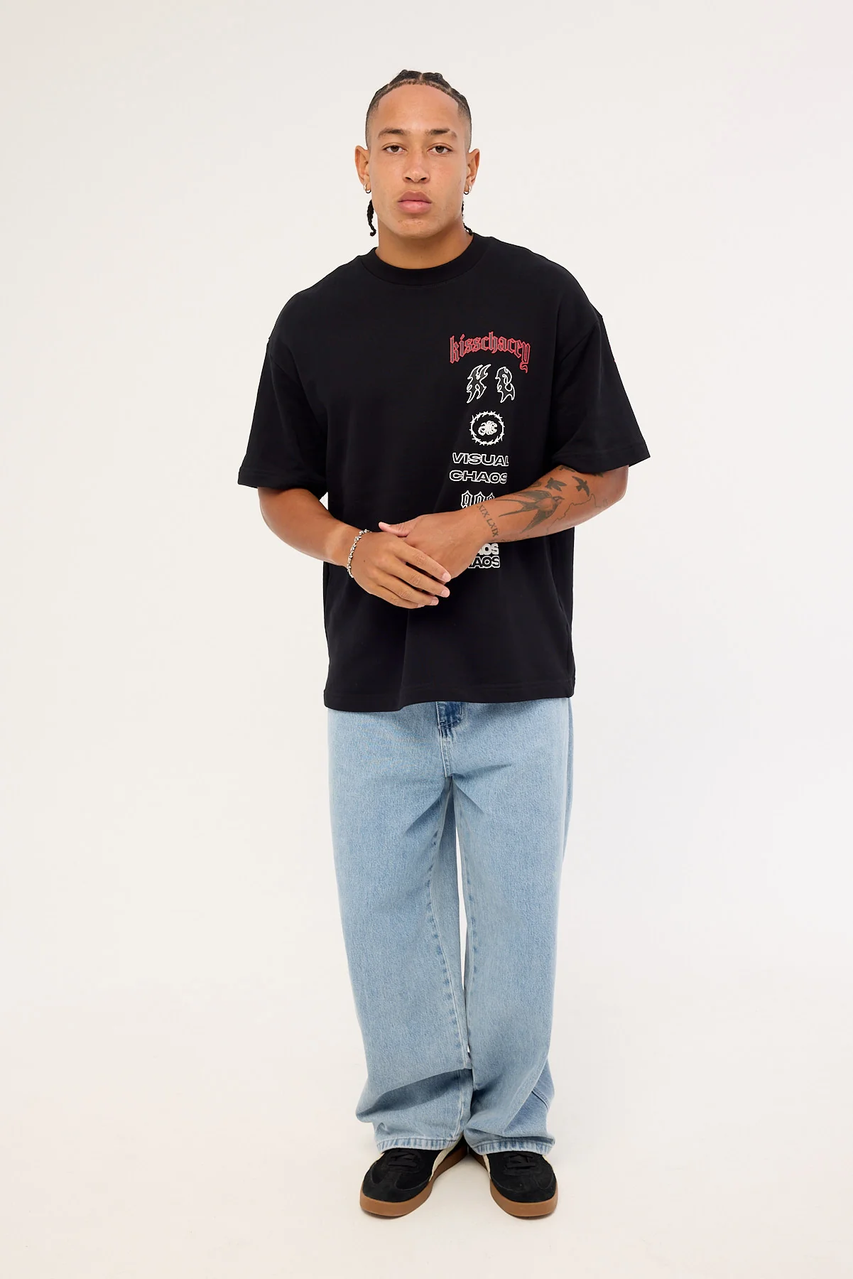 Kiss Chacey Gates Loopback Street Tee Jet Black - Image 2