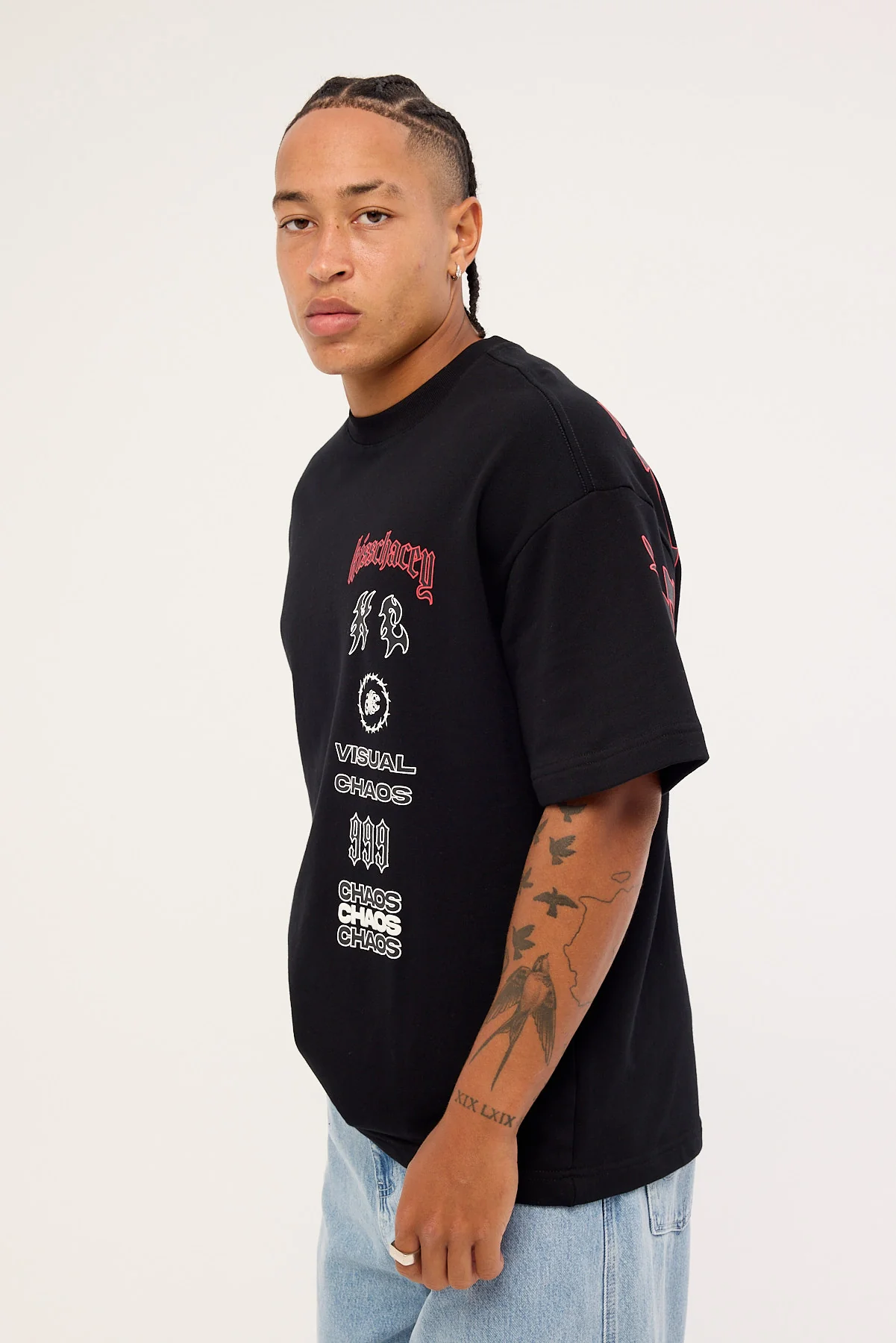 Kiss Chacey Gates Loopback Street Tee Jet Black - Image 4