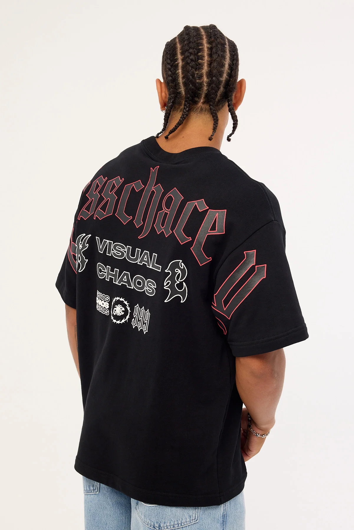 Kiss Chacey Gates Loopback Street Tee Jet Black - Image 5
