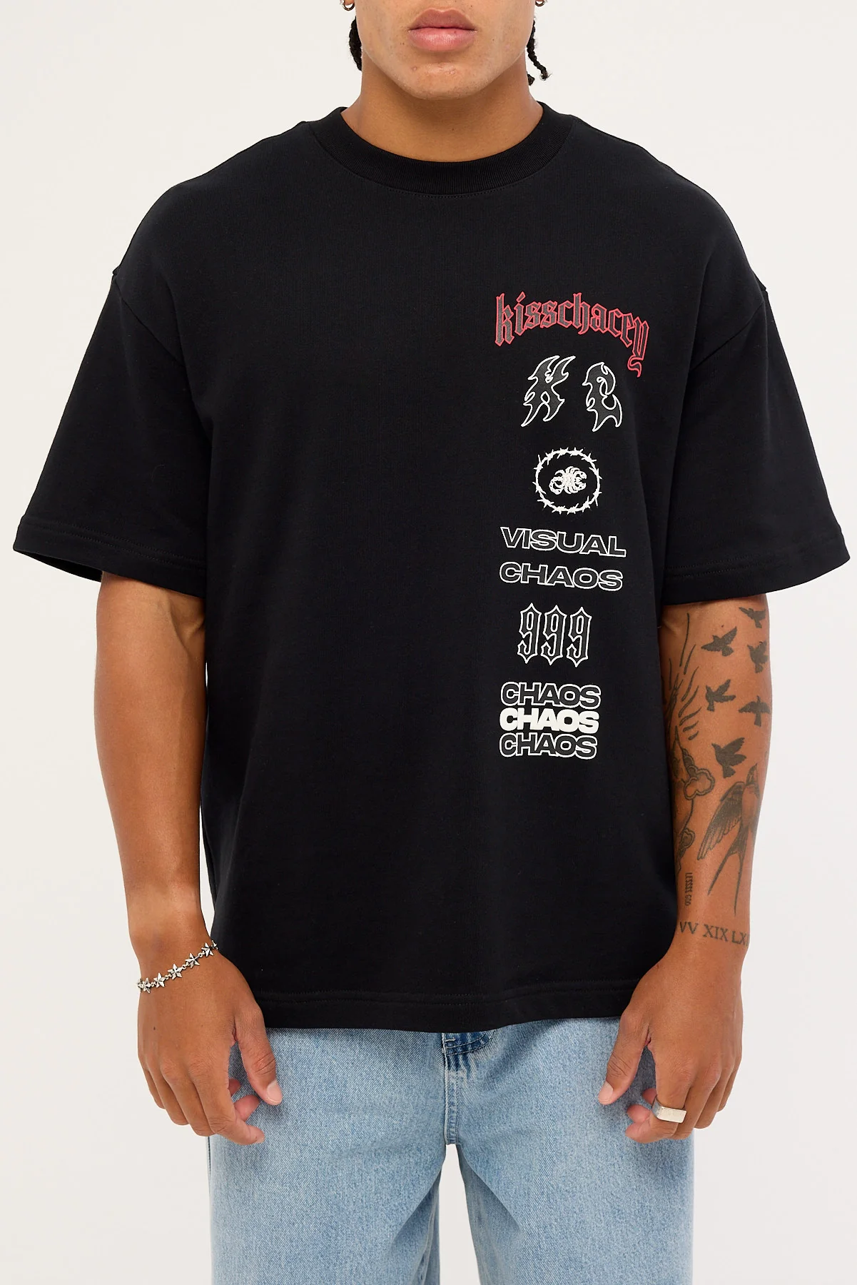 Kiss Chacey Gates Loopback Street Tee Jet Black - Image 7