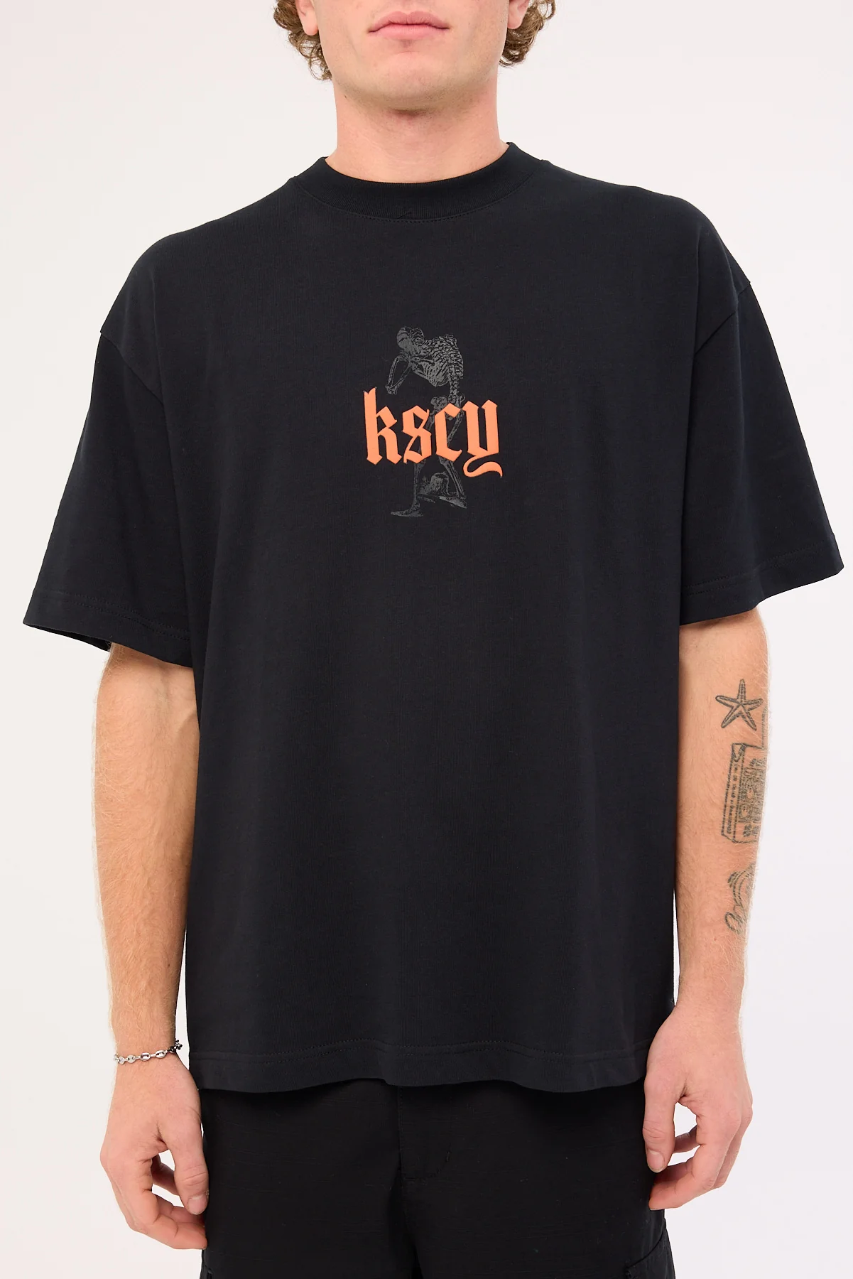 Kiss Chacey Intertwined Street Tee Anthracite Black - Image 6