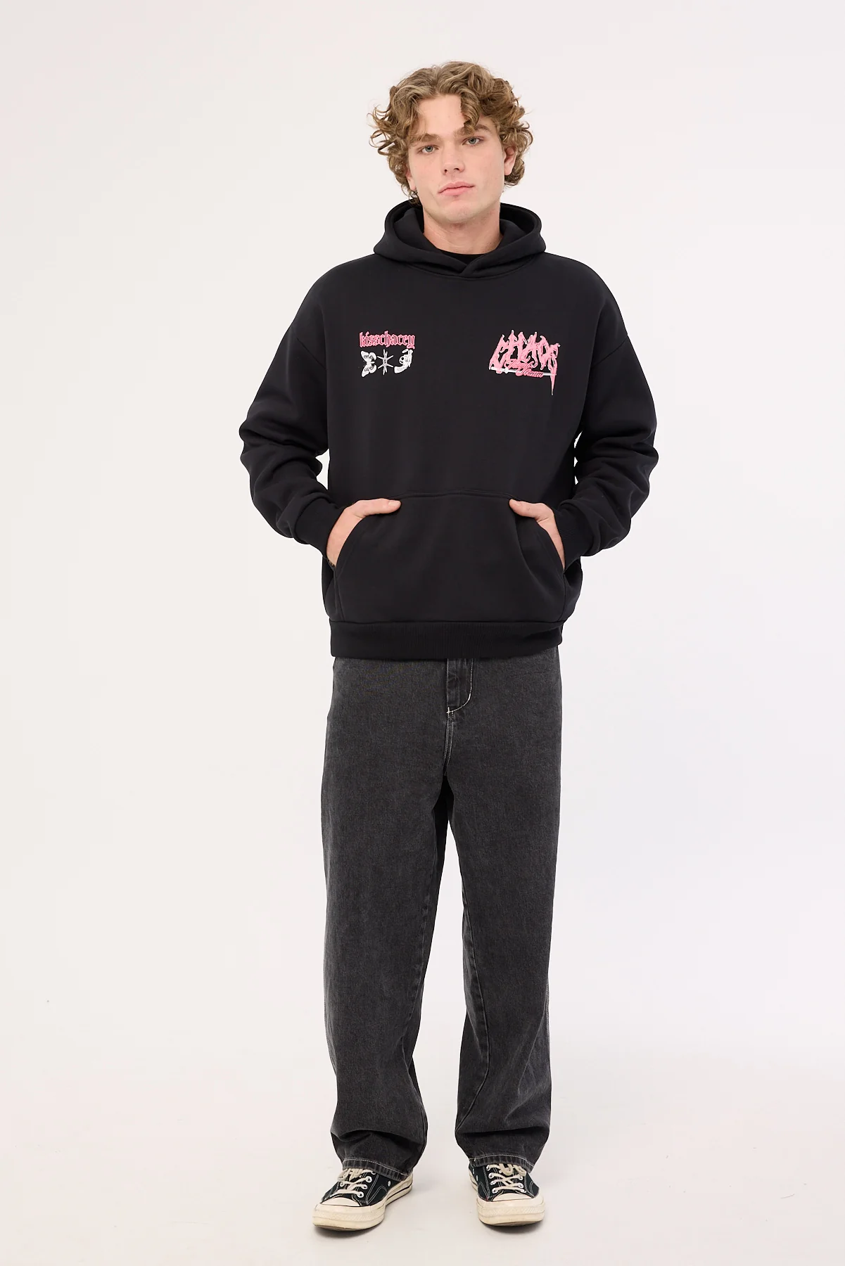 Kiss Chacey Katana Hoodie Jet Black - Image 2