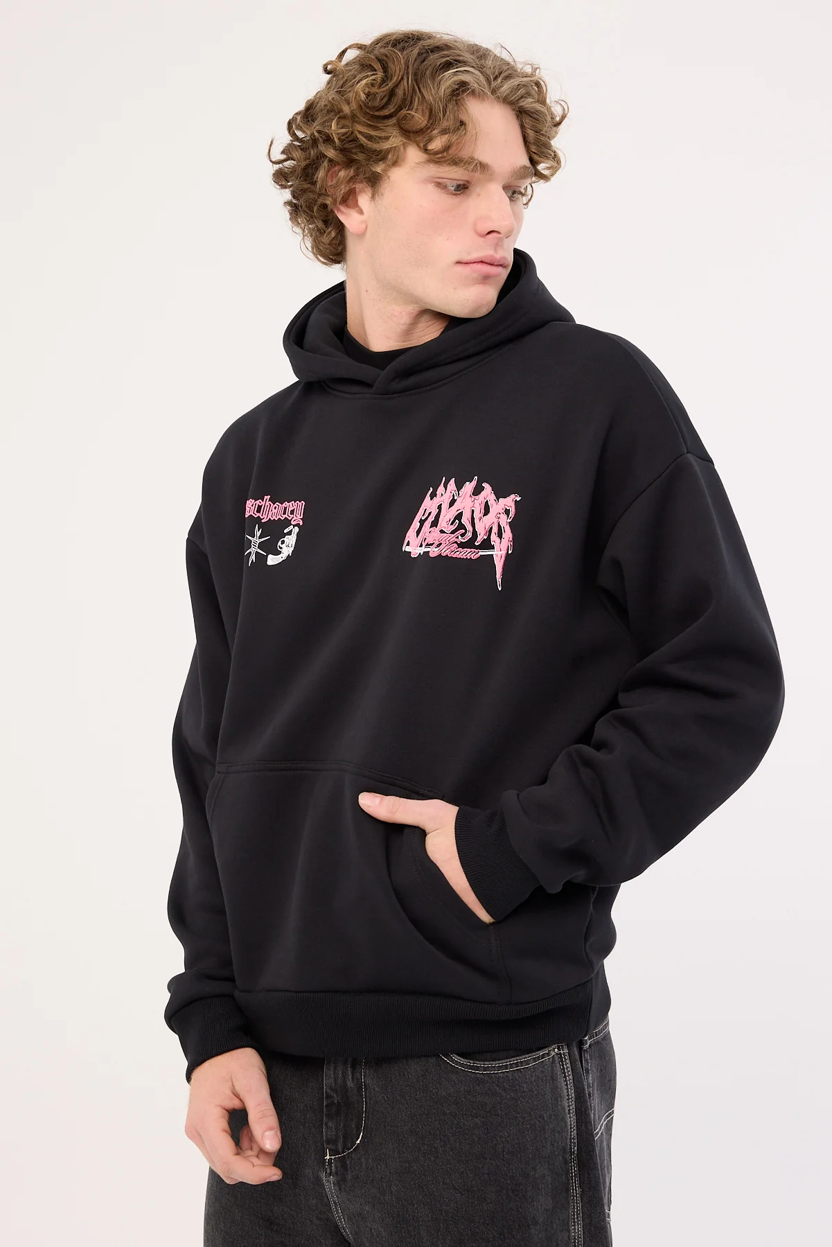 Kiss Chacey Katana Hoodie Jet Black - Image 4