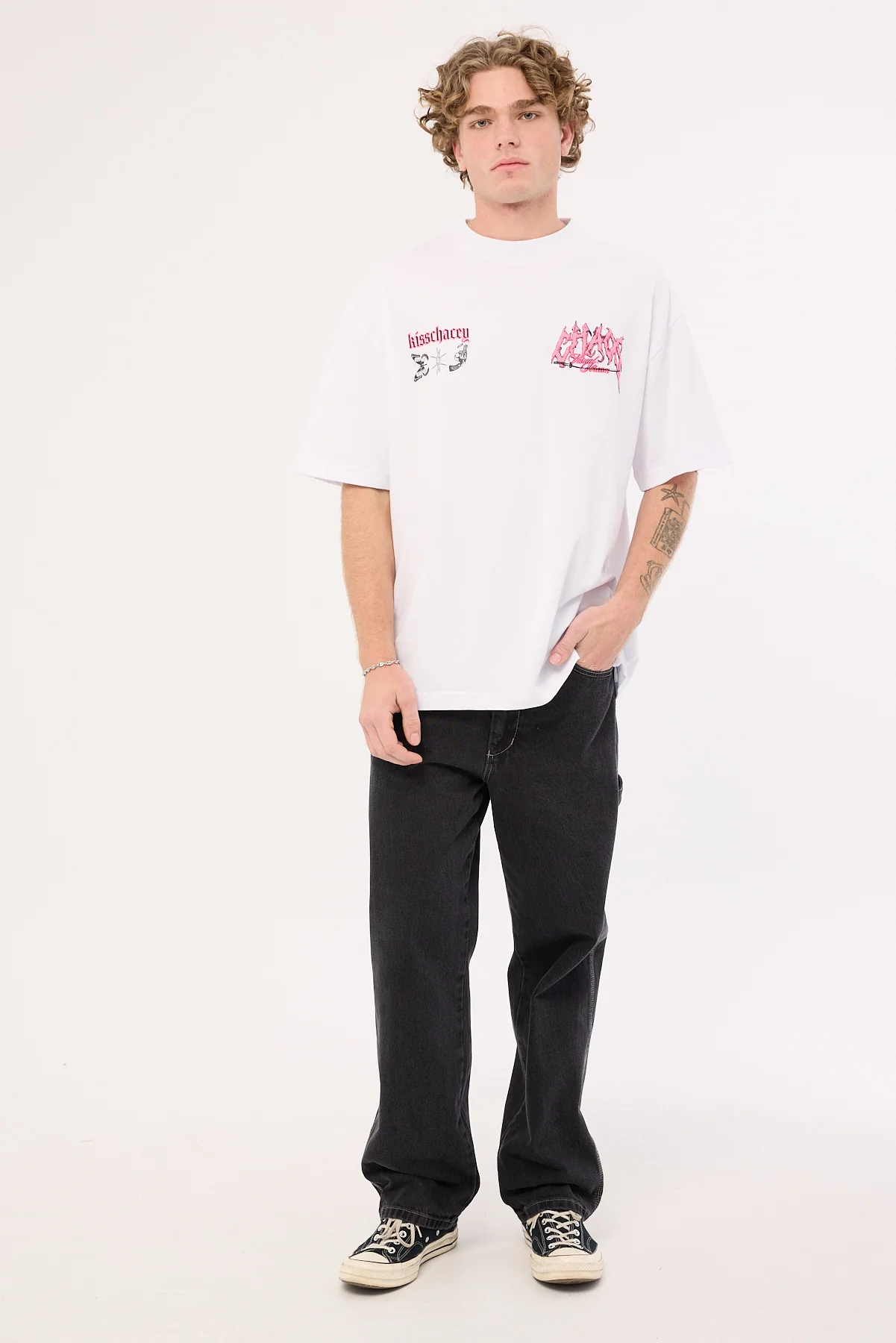 Kiss Chacey Katana Street Tee White - Image 3