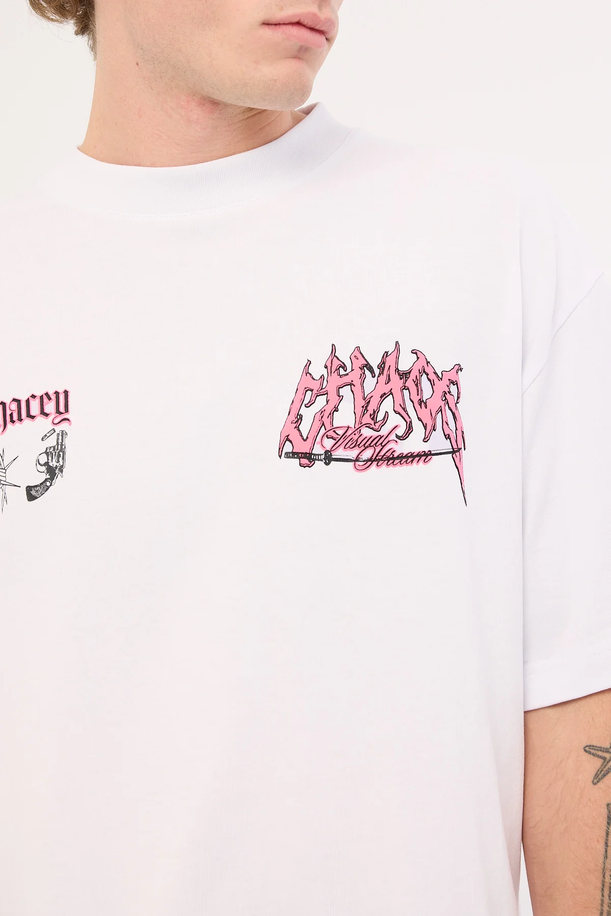 Kiss Chacey Katana Street Tee White - Image 5